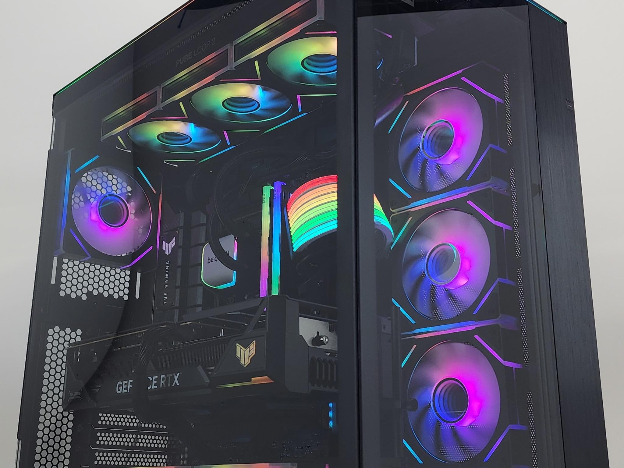 Gaming PC Ryzen 9 9950X3D 32GB RAM 2TB SSD RTX 4080 SUPER 16GB Win11 Computer