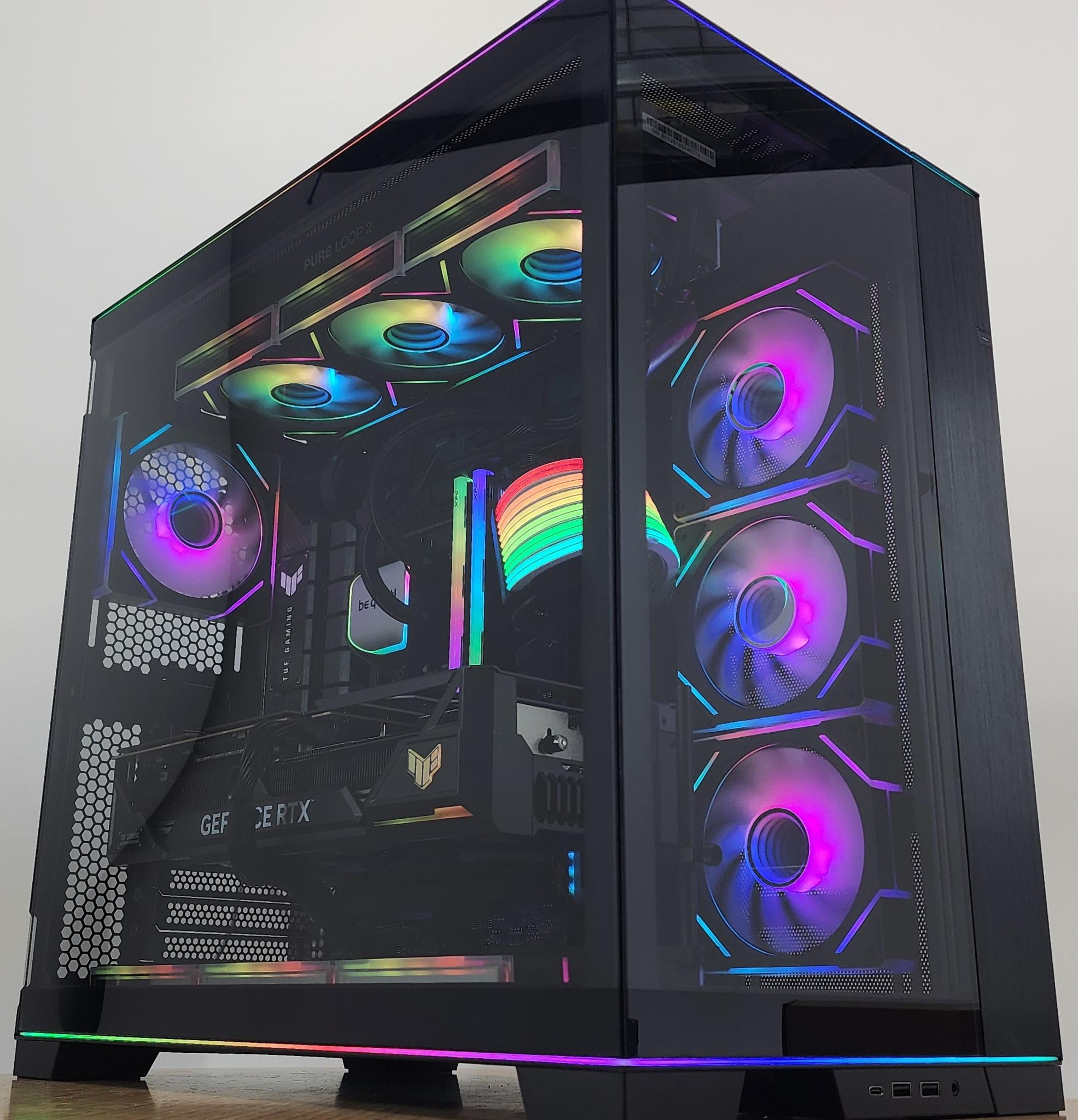 Gaming PC Ryzen 9 9950X3D 32GB RAM 2TB SSD RTX 4080 SUPER 16GB Win11 Computer