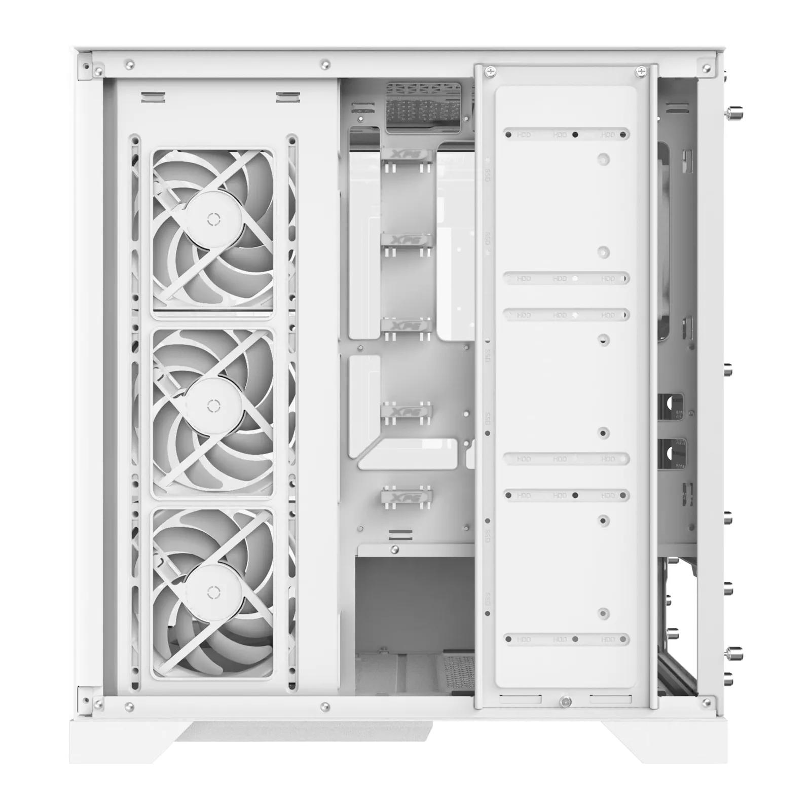 XPG Invader X Mid-Tower Gaming Case With 5 ARGB Fans White