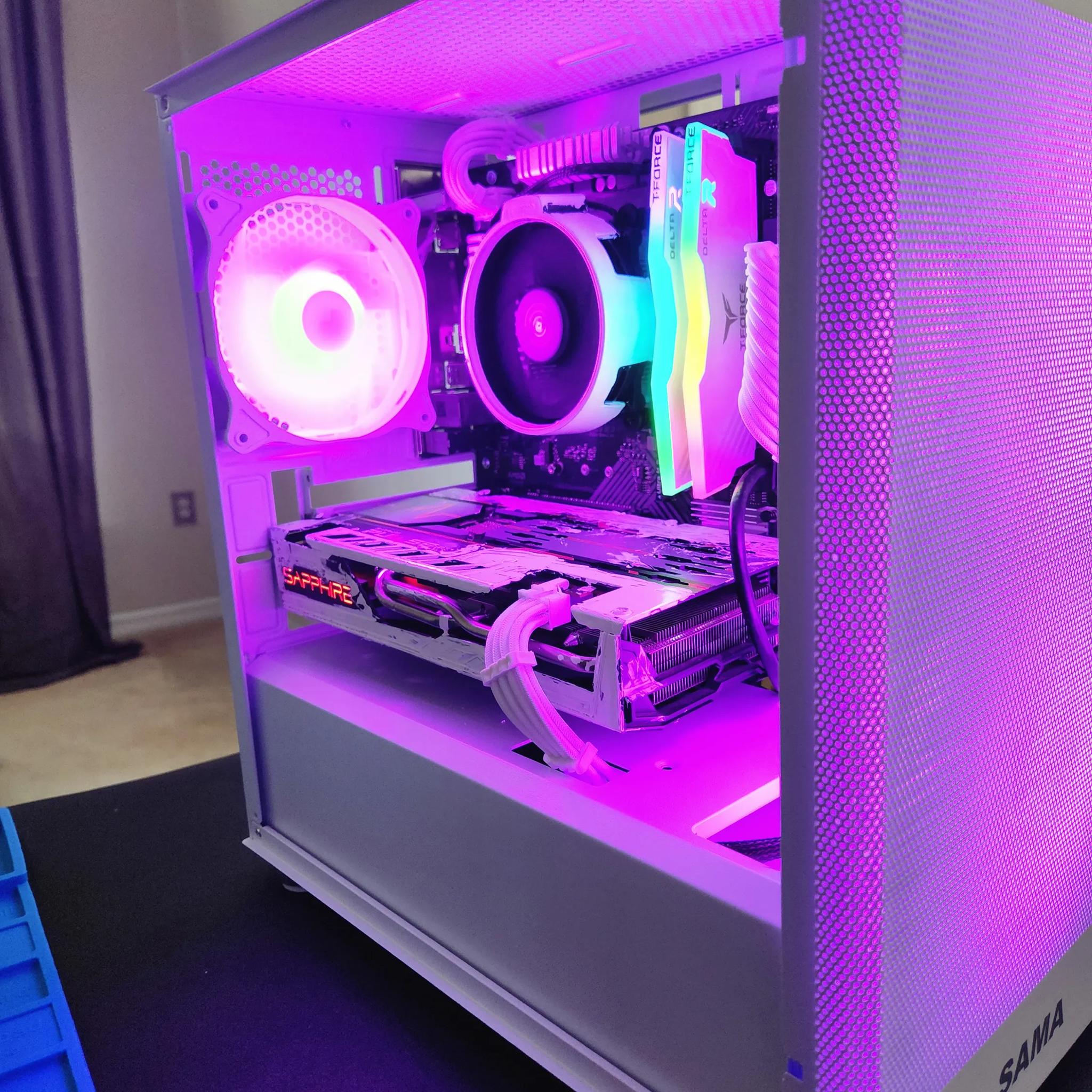 White Knight Gaming Desktop. Ryzen 5 5500/Rx 5600 XT (Similar to 3060)
