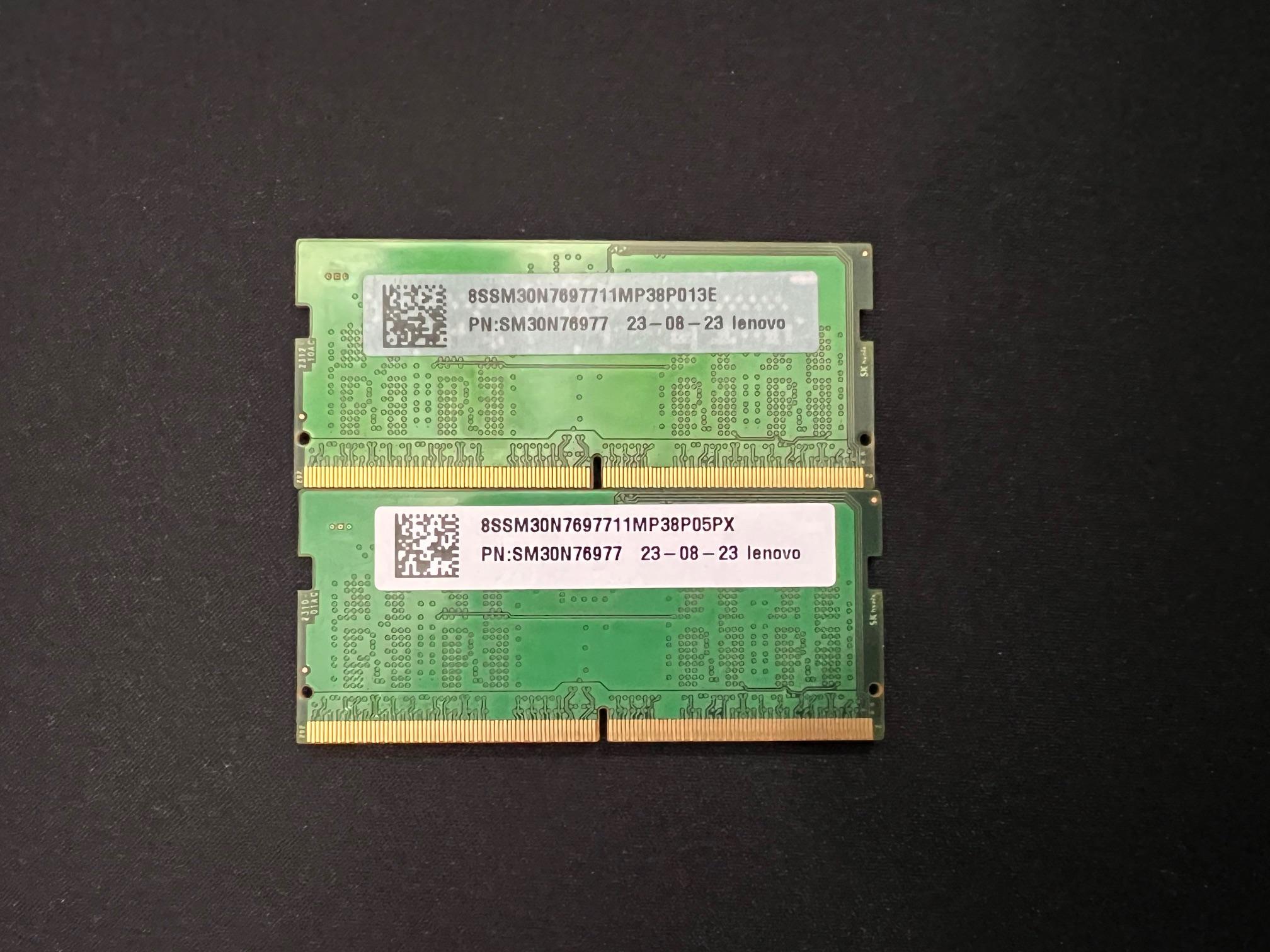 16GB (2x8GB) DDR5 5600MHz PC5-44800 SODIMM SK Hynix