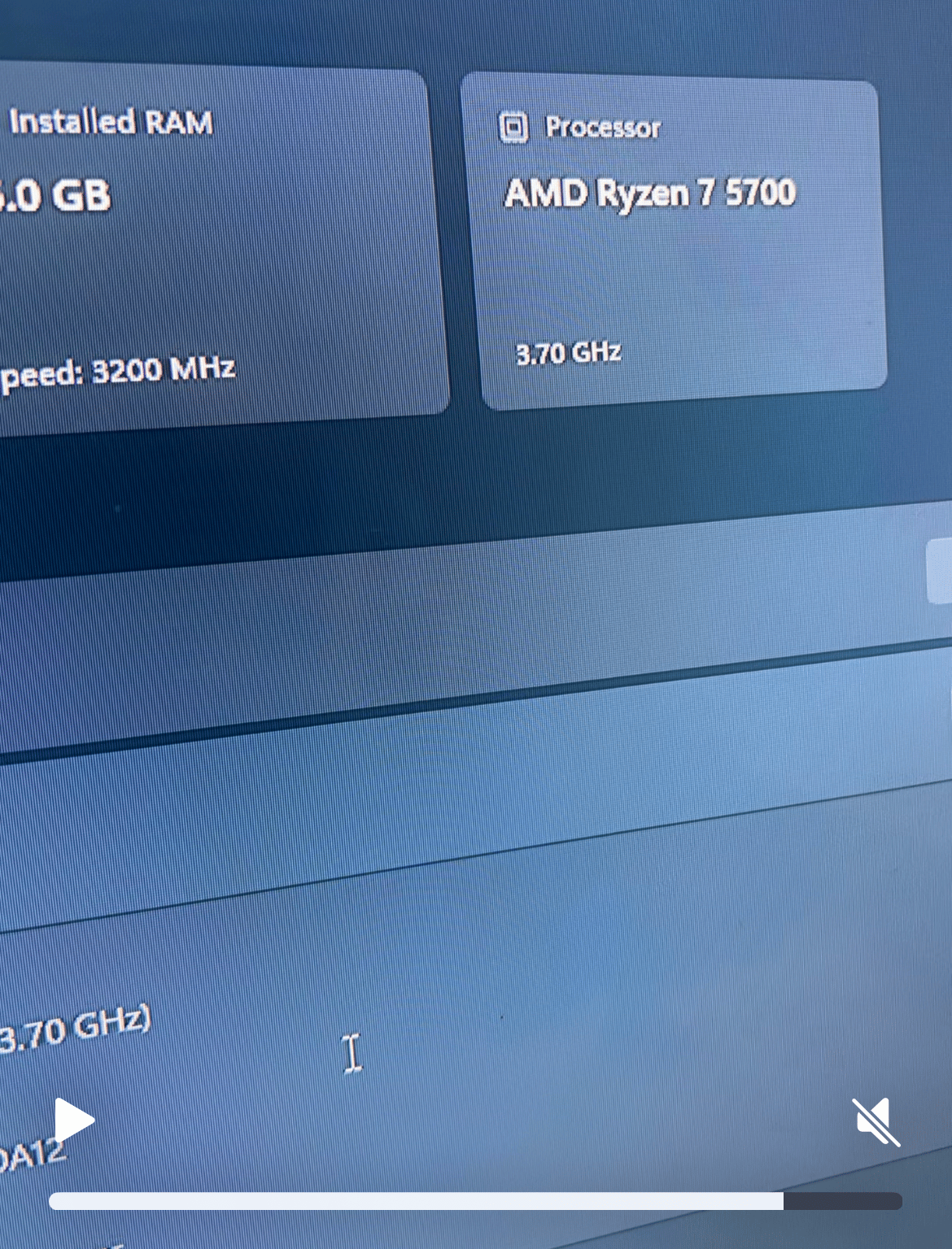 Gaming PC AMD Ryzen 7 5700 3.7 GHz processor with Max Turbo Frequency up to 4.6 GHz; 8 cores and 16