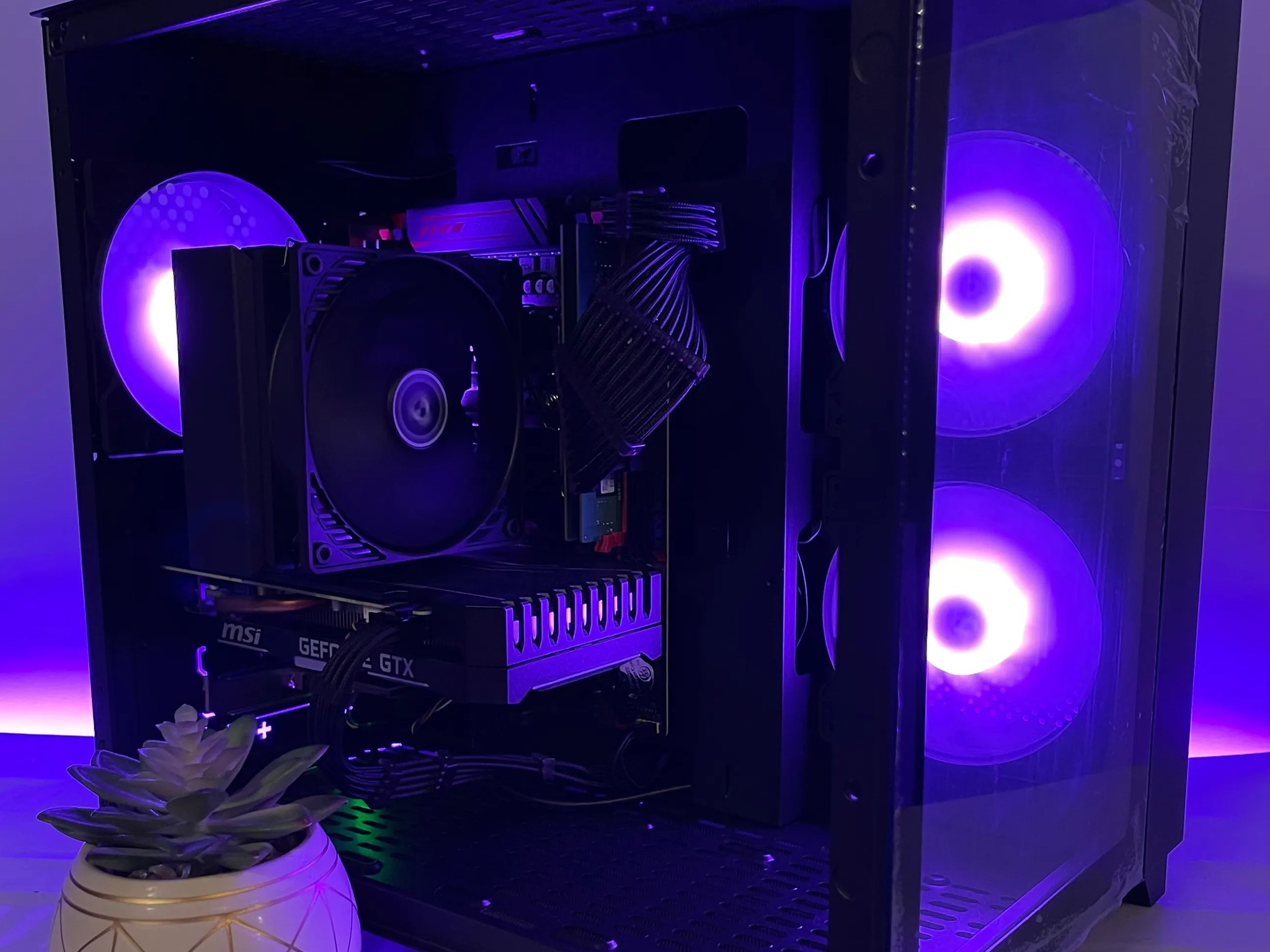 14C/28T RGB Gaming PC (E5-2680 V4, 32GB RAM, GTX 1660 Super, 1TB NVME)