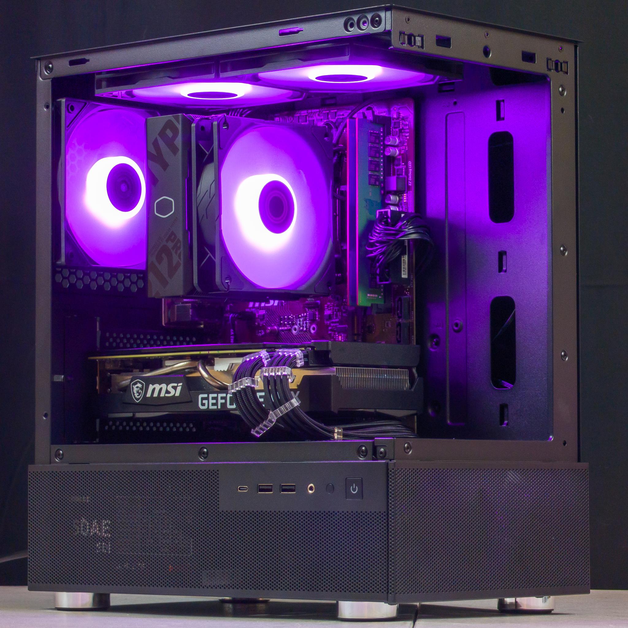 💜🖤 RTX 3070 / Ryzen 7 3700X / 32GB Gaming PC 🖤💜
