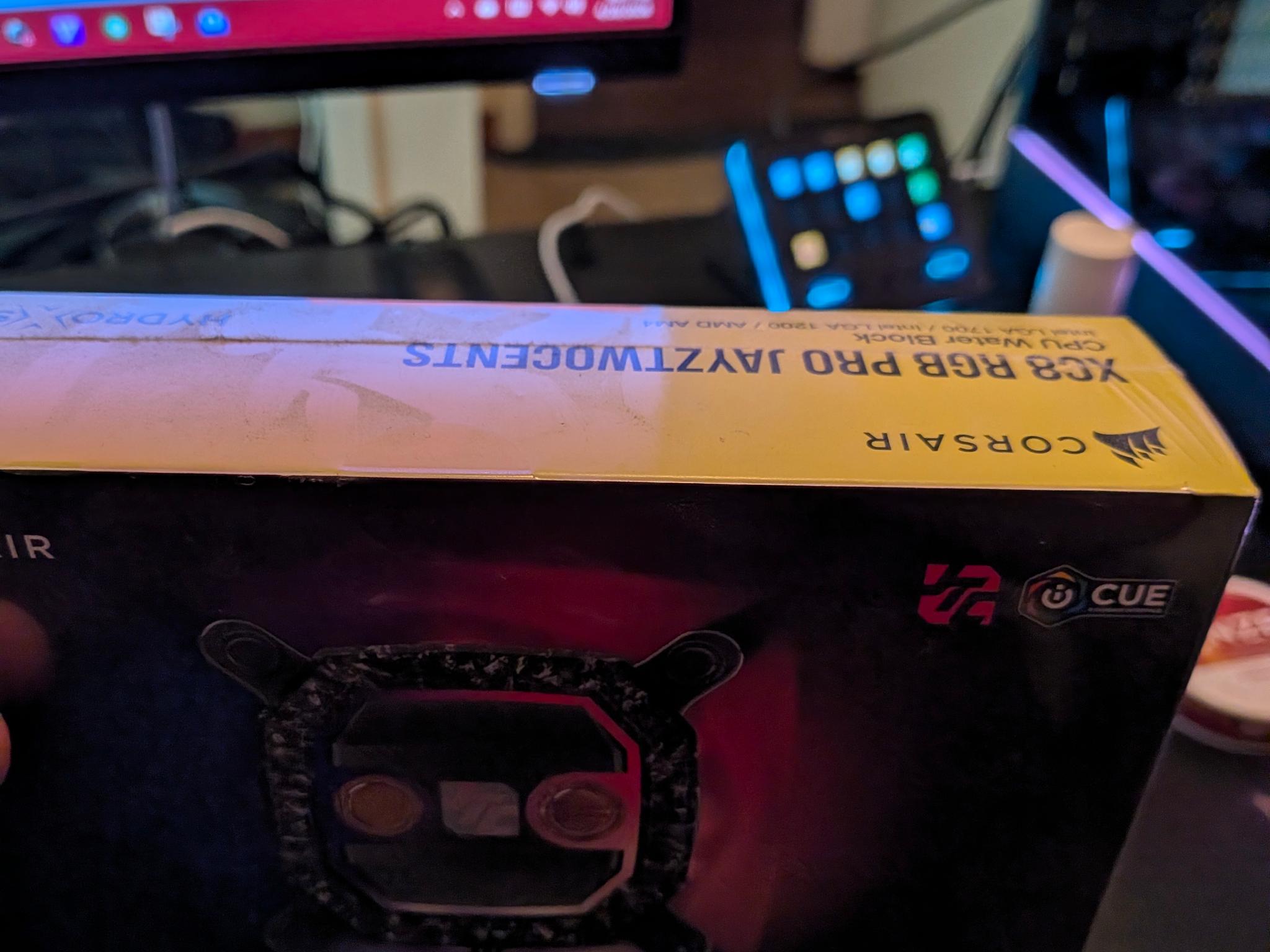 Corsair XC8 Jayz2cents AM4 waterblock NIB