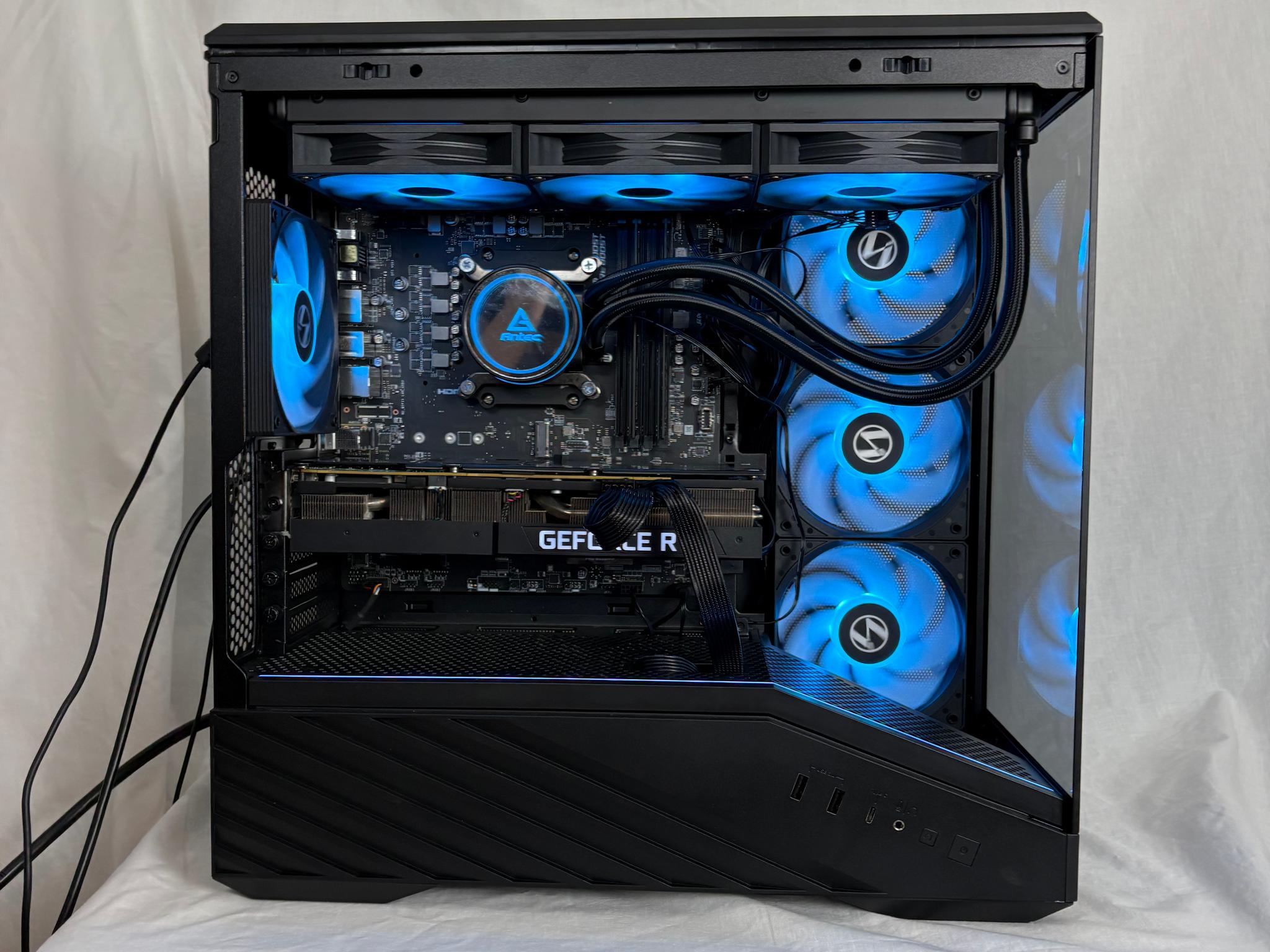♠️♣️ BLACK GAMING PC | RTX 3080 10GB | 2TB SSD | Ryzen 5 5600x | 32GB DDR4 | FREE SHIPPING! ♠️♣️