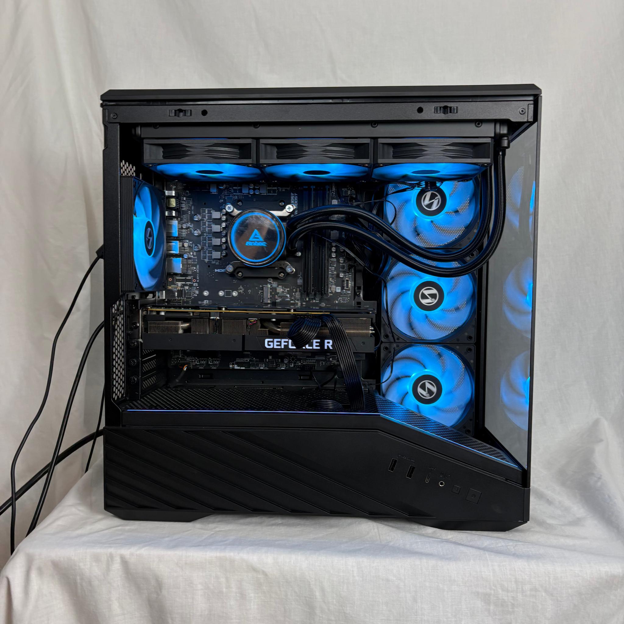 ♠️♣️ BLACK GAMING PC | RTX 3080 10GB | 2TB SSD | Ryzen 5 5600x | 32GB DDR4 | FREE SHIPPING! ♠️♣️