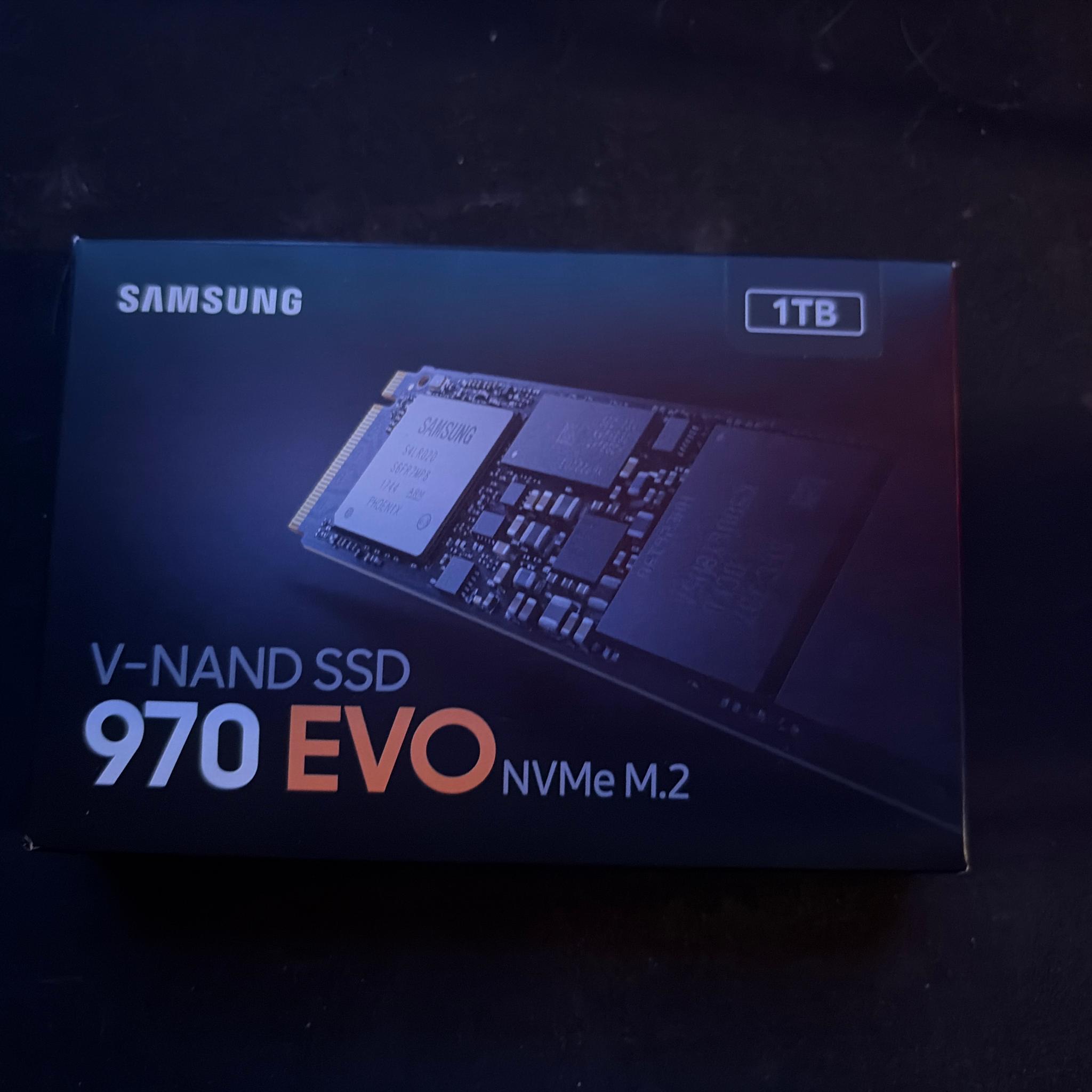 Samsung 970 Evo 1tb nvme ssd 3500 MB/s