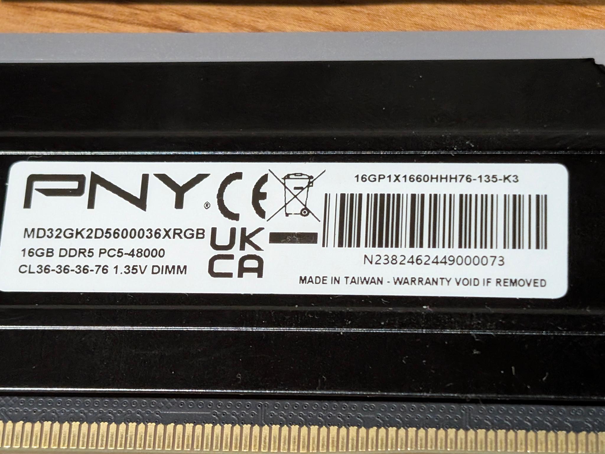32GB XLR8 RGB DDR5 5600MHz CL36 RAM