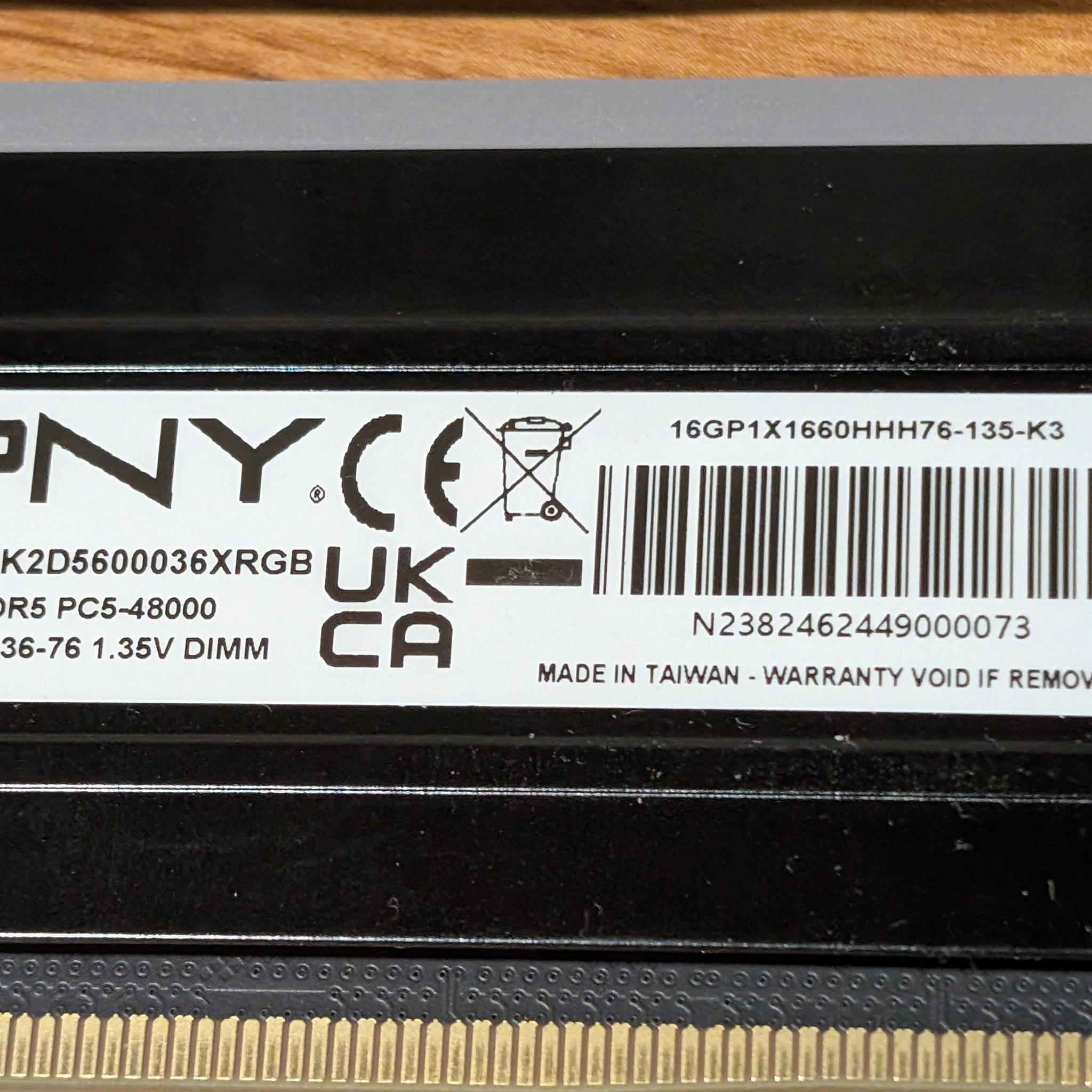 32GB XLR8 RGB DDR5 5600MHz CL36 RAM