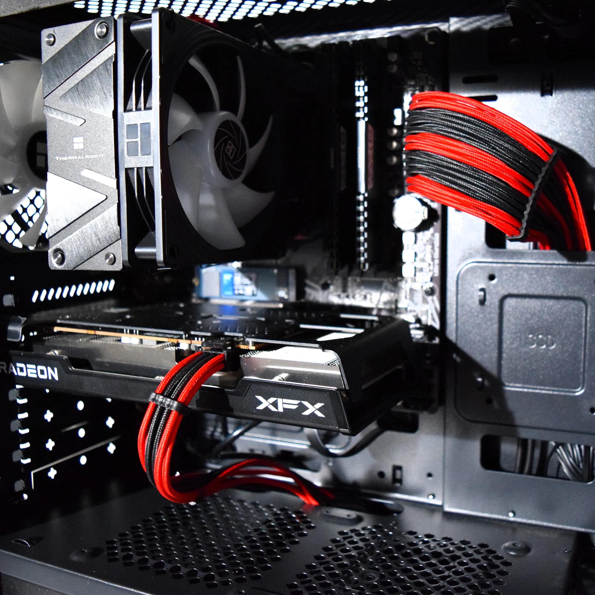 On Sale! Custom Made Gaming PC, Ryzen 5 5600X - XFX RX 6600, 16gb 3200/MT RAM, 512 Gb NVME