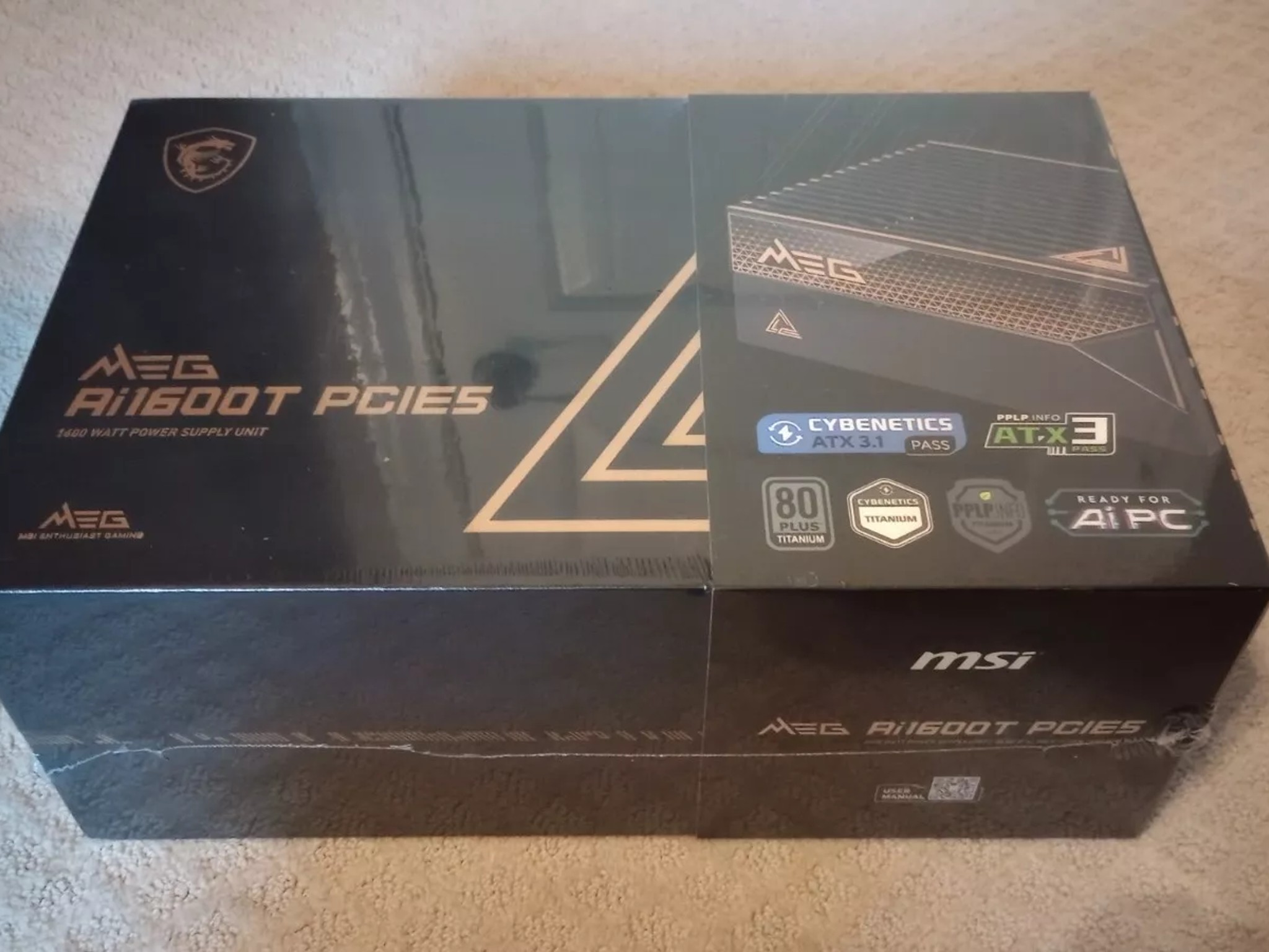 MSI 5090 Gaming Trio + MEG Ai1600T PCIE5 Power Supply COMBO!!!