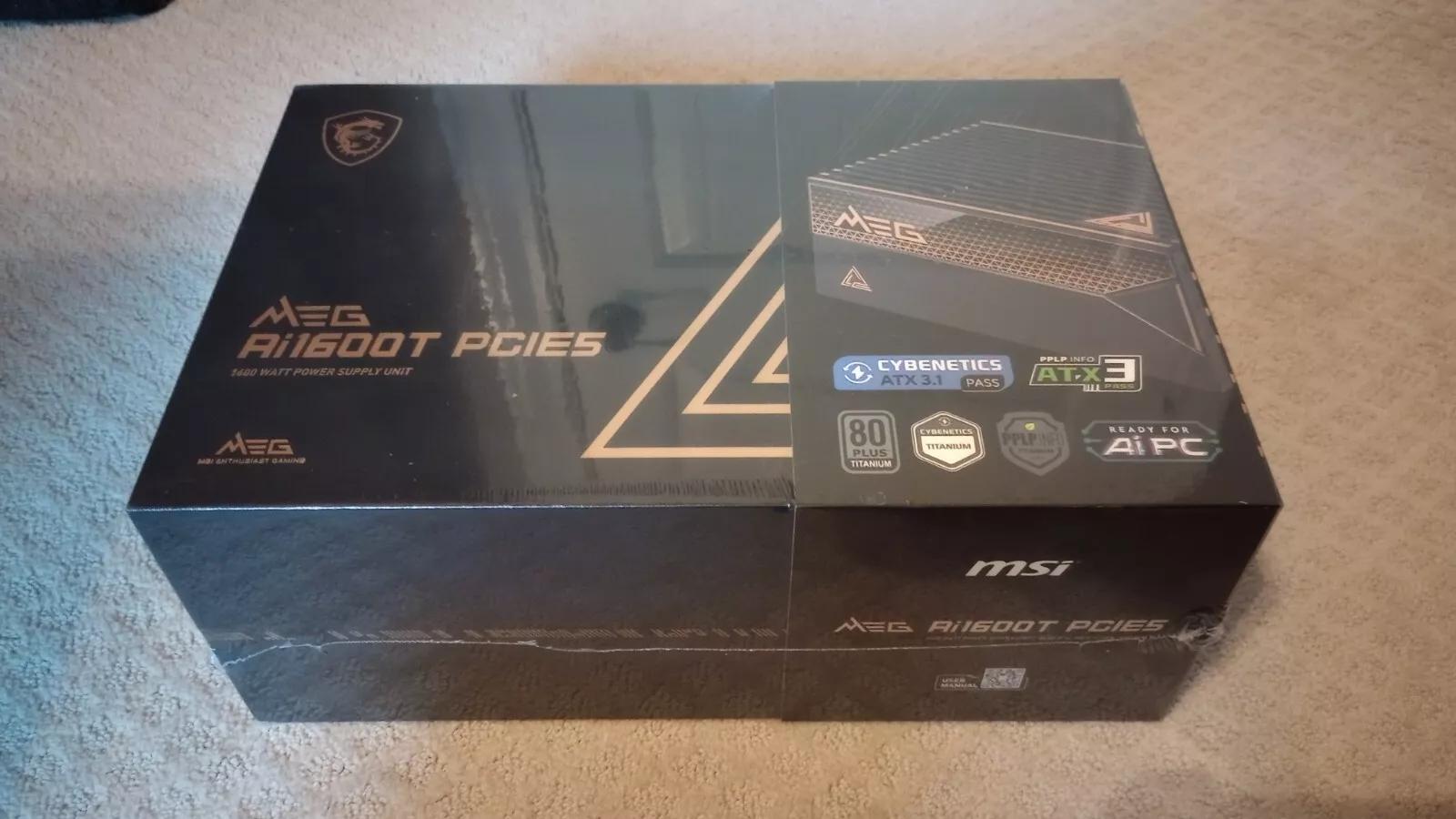 MSI 5090 Gaming Trio + MEG Ai1600T PCIE5 Power Supply COMBO!!!