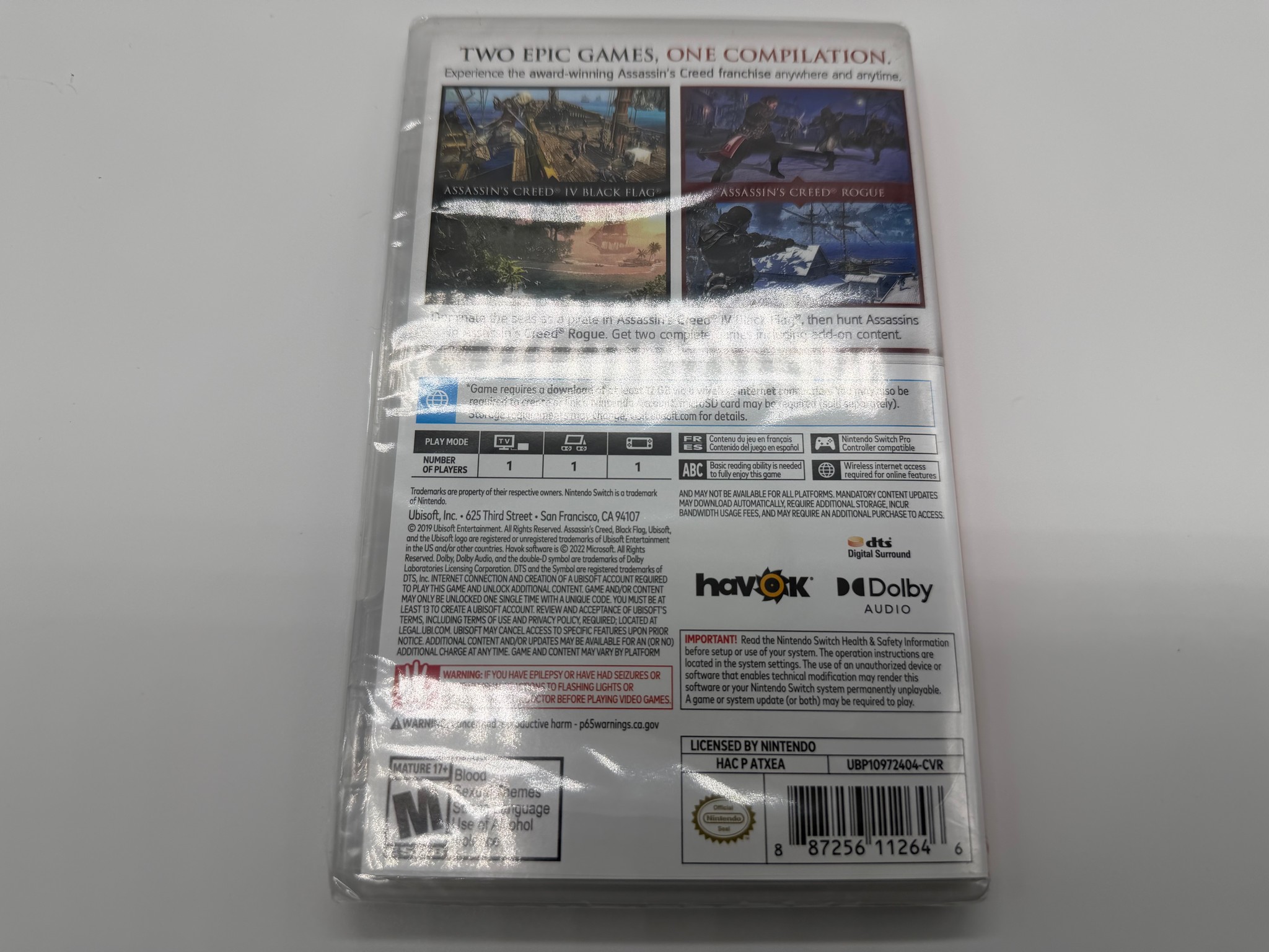 Assassin's Creed The Rebel Collection Nintendo Switch Game