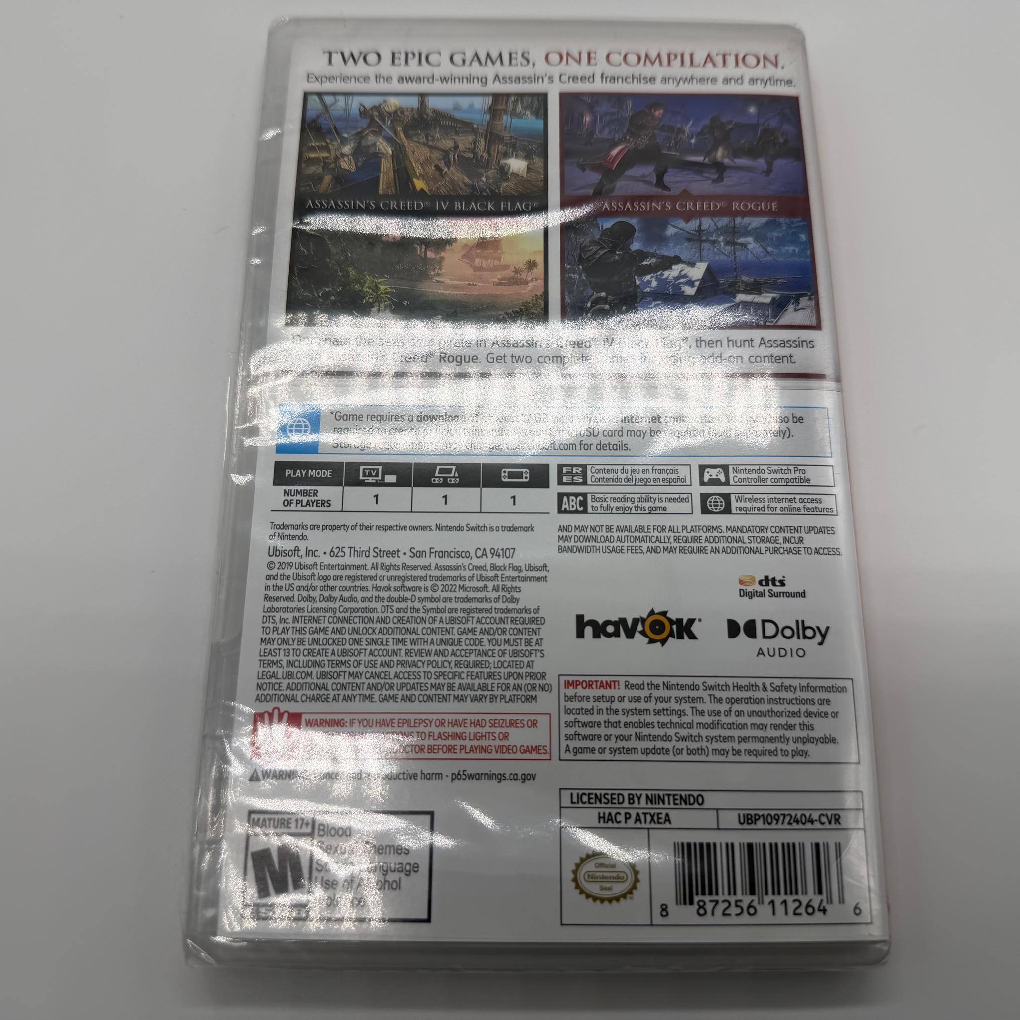 Assassin's Creed The Rebel Collection Nintendo Switch Game