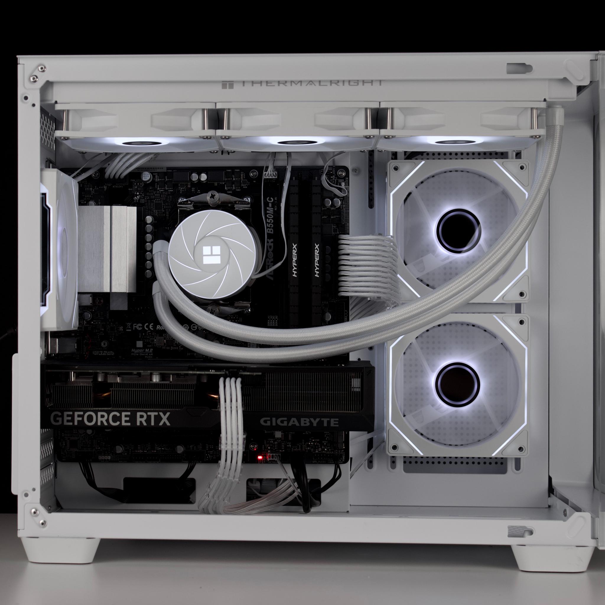 ❄️🧊💎- Whiteout 1440P Gaming PC | RTX 4070, Ryzen 7 5700X, 32GB RAM, 1TB SSD ❄️🧊💎