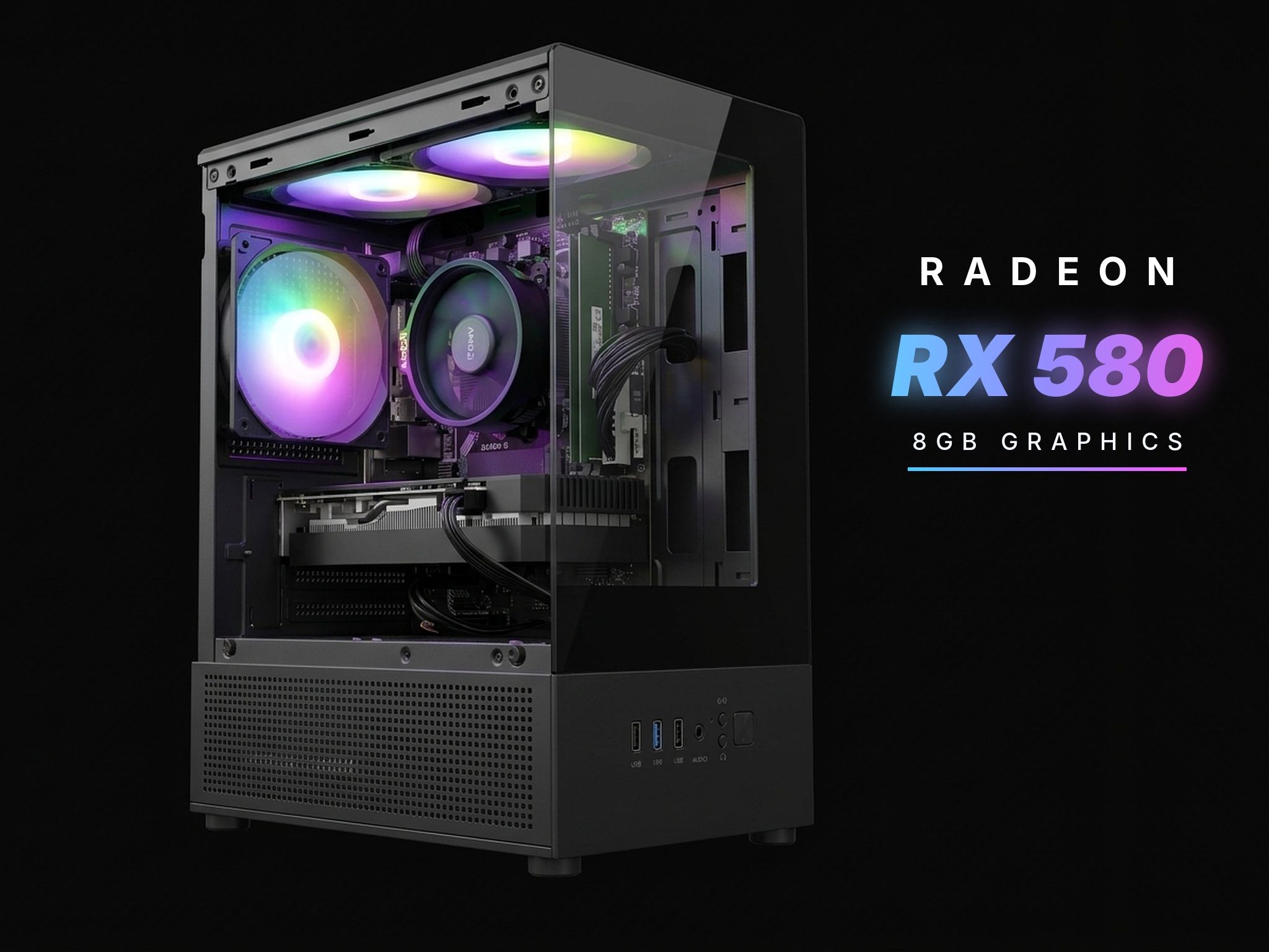 🕹️ NLG Rookie | RX 580 8GB | Ryzen 5 2400G | 16GB RAM | 256GB NVMe SSD | Win 11 Pro | 1080p Ready