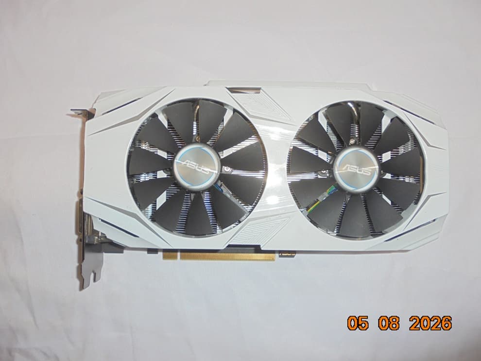 ASUS DUAL GTX 1060 6GB/Clean/ Tested/Functions Great