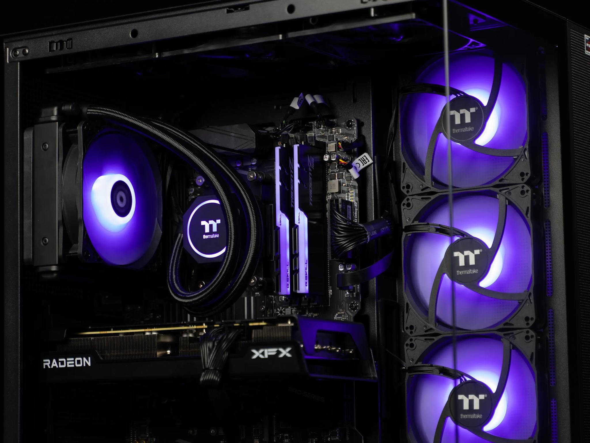 “ExecDeux” RX 7600 XT Ryzen 7 32GB Windows 11 Pro 1TB Gaming PC Powerhouse