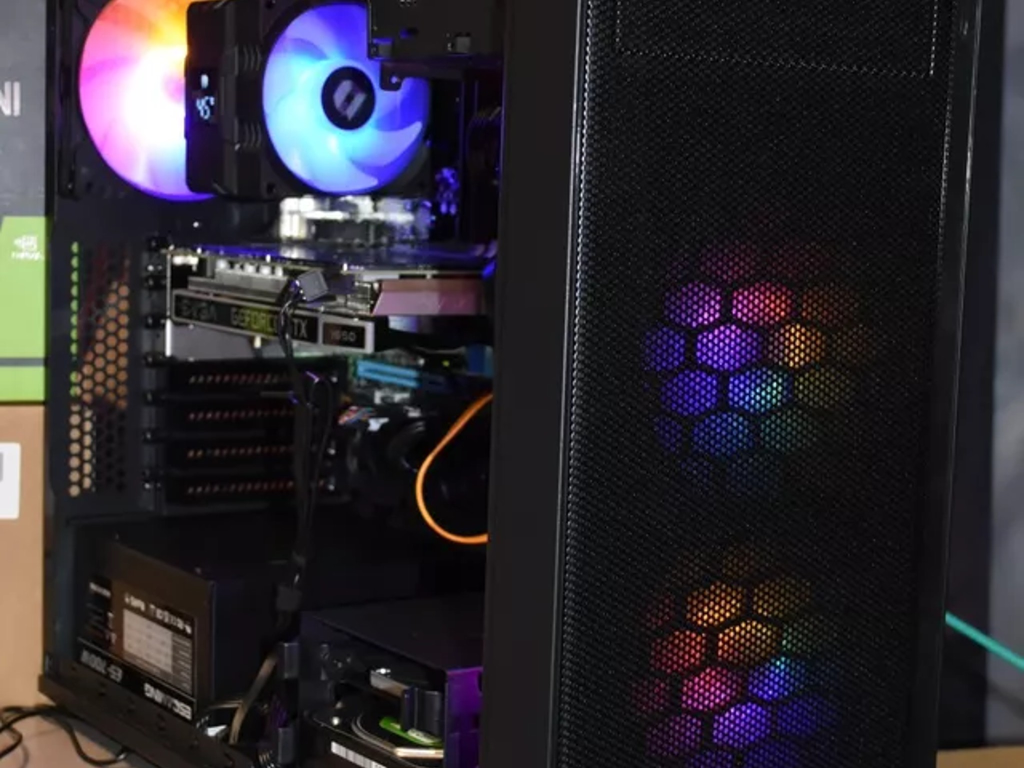 gaming pc Intel Core i7-3.4 GHz.16 GB RAM GPU 1650 PSU 700WTS 480GB SSD+1TB HHD ENTRY LEVEL GAMING