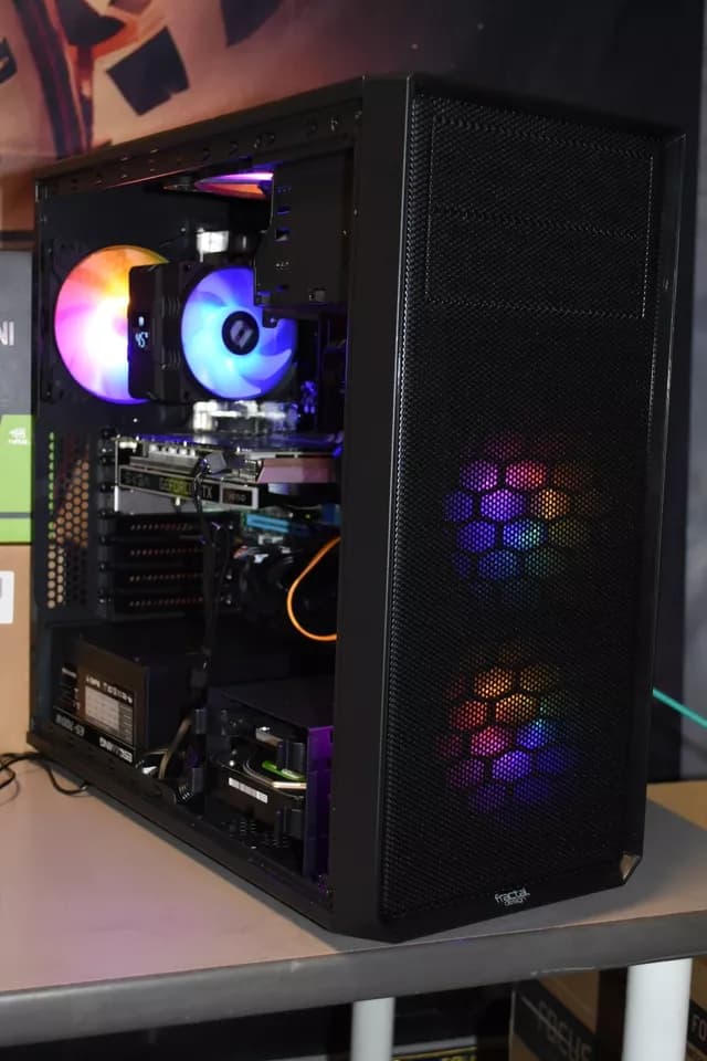 gaming pc Intel Core i7-3.4 GHz.16 GB RAM GPU 1650 PSU 700WTS 480GB SSD+1TB HHD ENTRY LEVEL GAMING