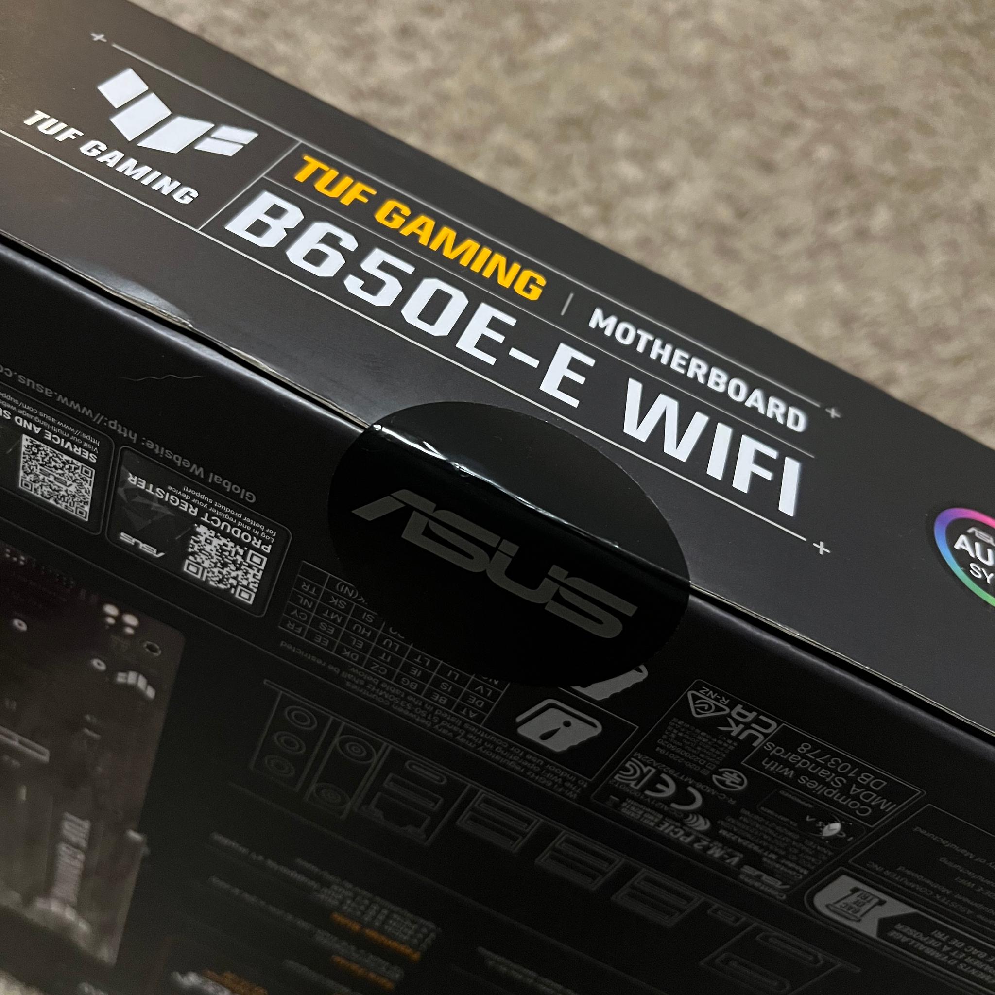 ASUS B650E-E TUF GAMING WIFI AMD AM5 ATX Motherboard- NEW
