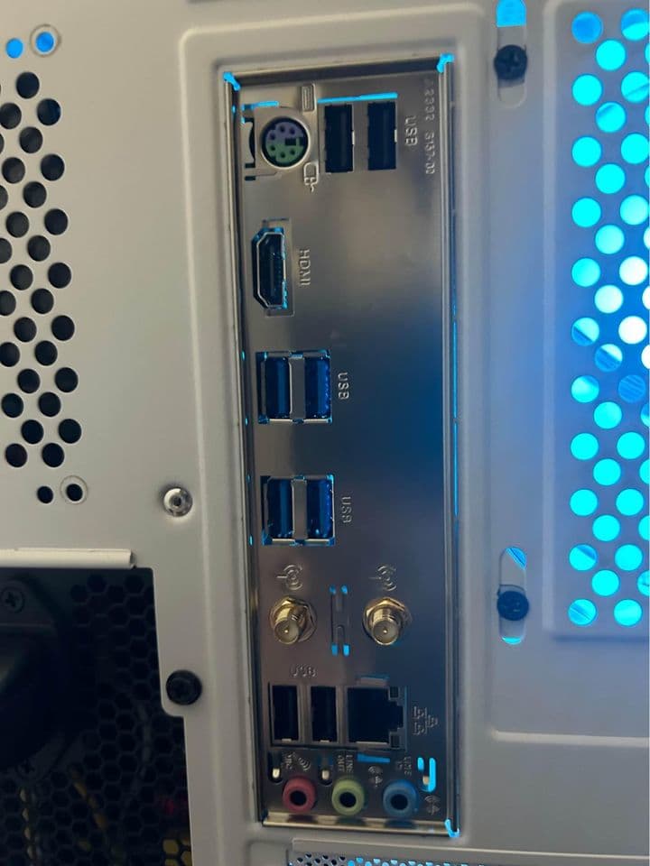 All White Budget Gaming Pc