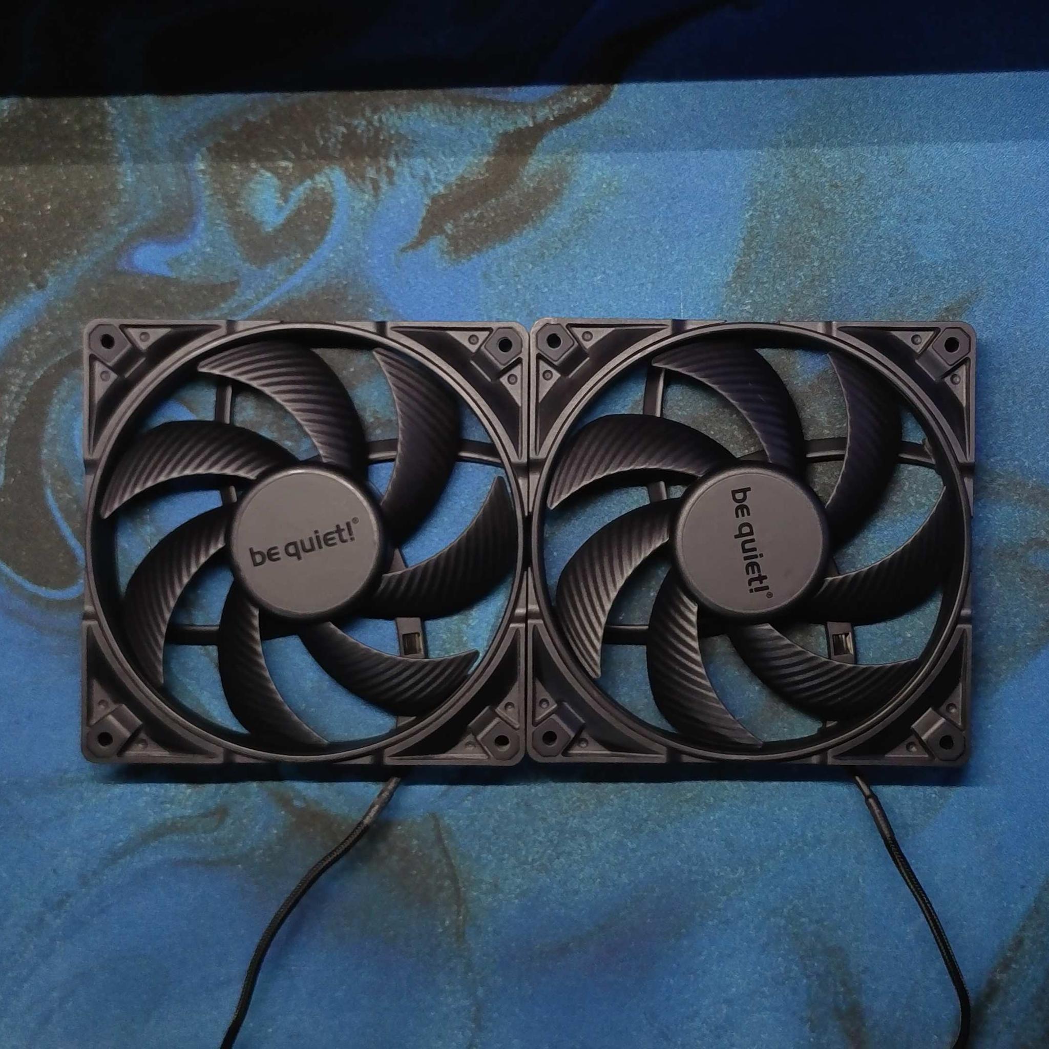 BE QUIET! SILENT WINGS PRO 4 140MM 2400RPM PWM FANS - LOT OF 2