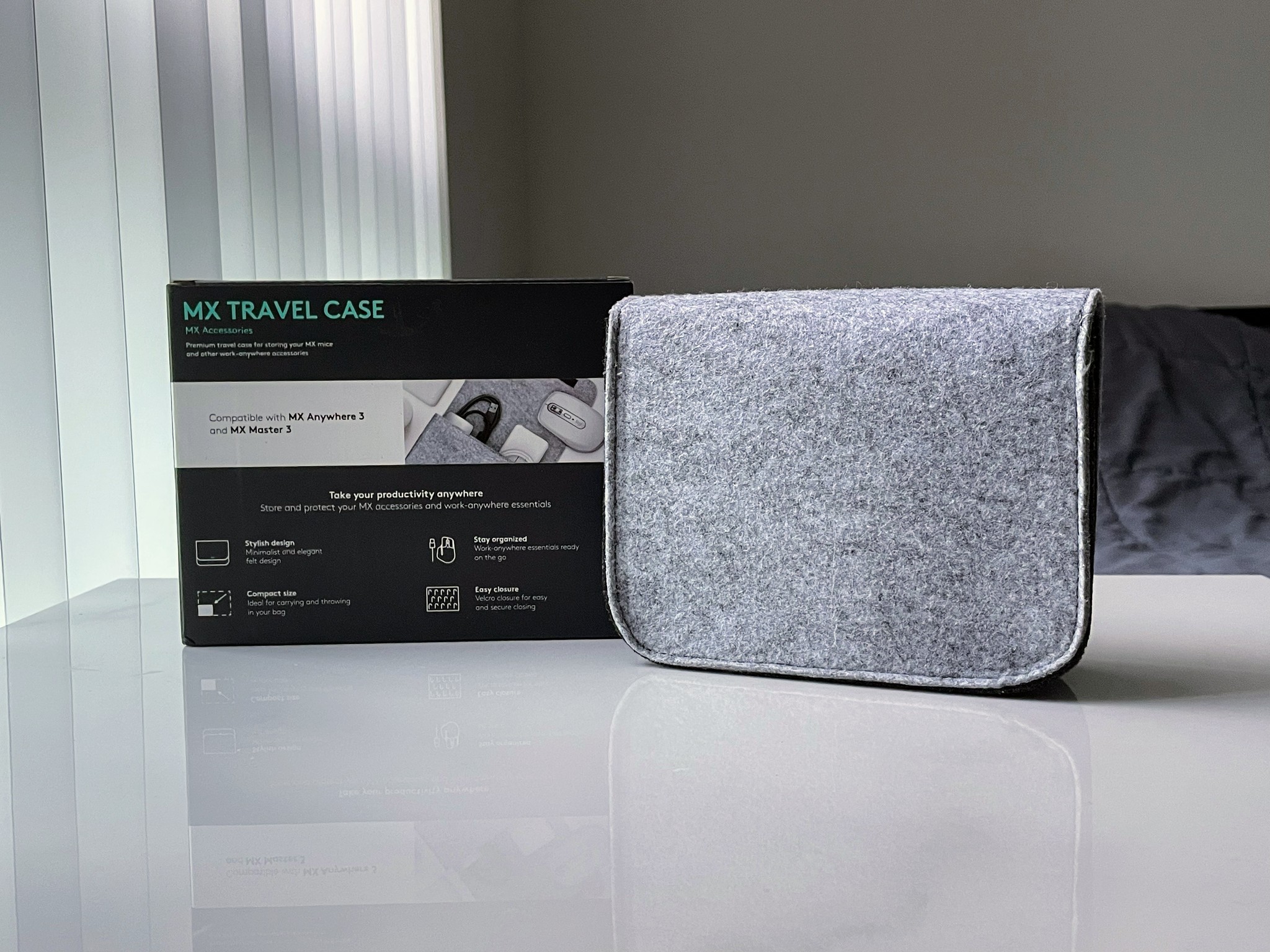 Logitech MX Travel case for MX Anywhere/Master 3S - Gray