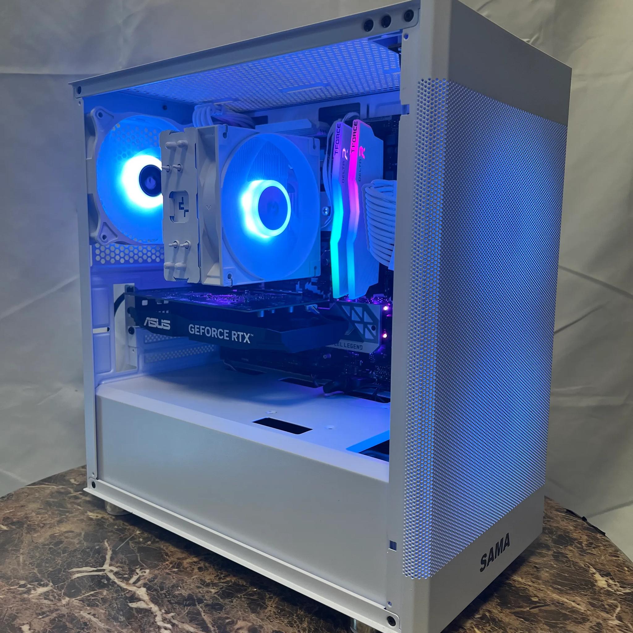 🔵Baby Blue🔵 | RTX 3050 Mid-Range White/Theme PC | Ryzen 5 3400G | 16GB RAM | 1TB SSD | Windows 11