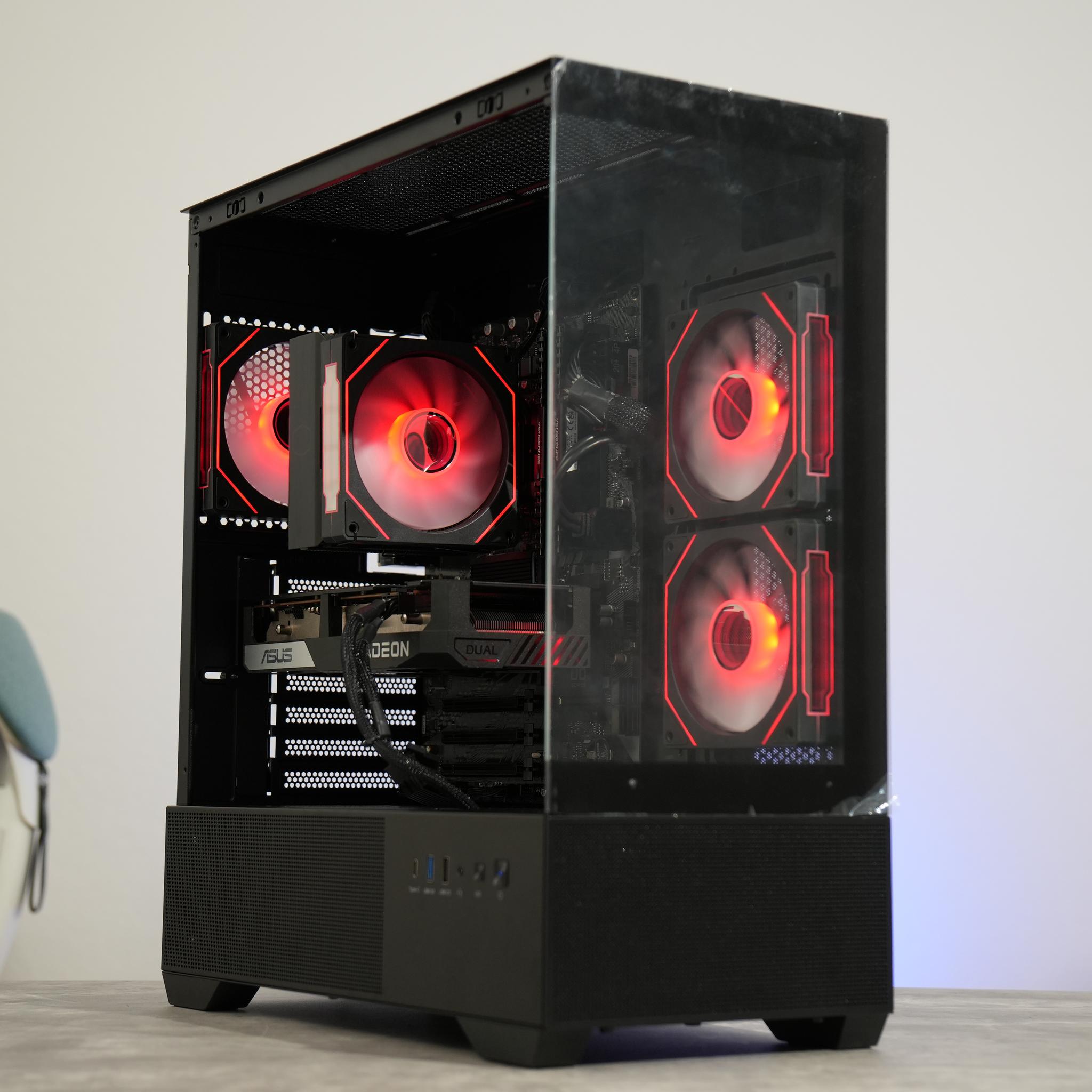 Gaming PC | RX 6600 + INTEL i3 13100F | 16GB RAM | 1TB SSD | WIFI/ BT | WINDOWS 11 |