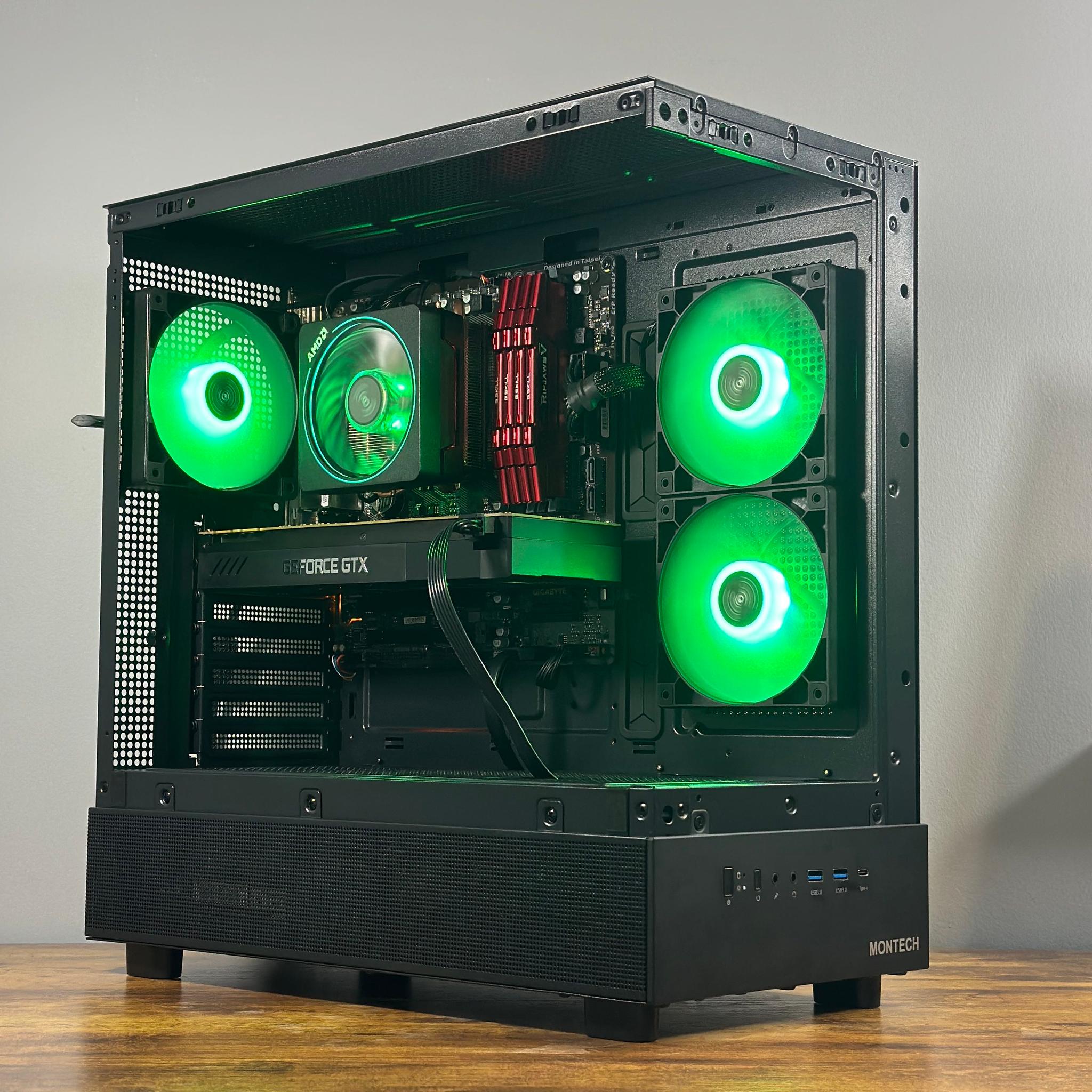 GTX 1070 8GB | Ryzen 7 2700X | 16GB DDR4 | 512GB SSD | Win11 | WIFI | 1080P Custom Gaming PC