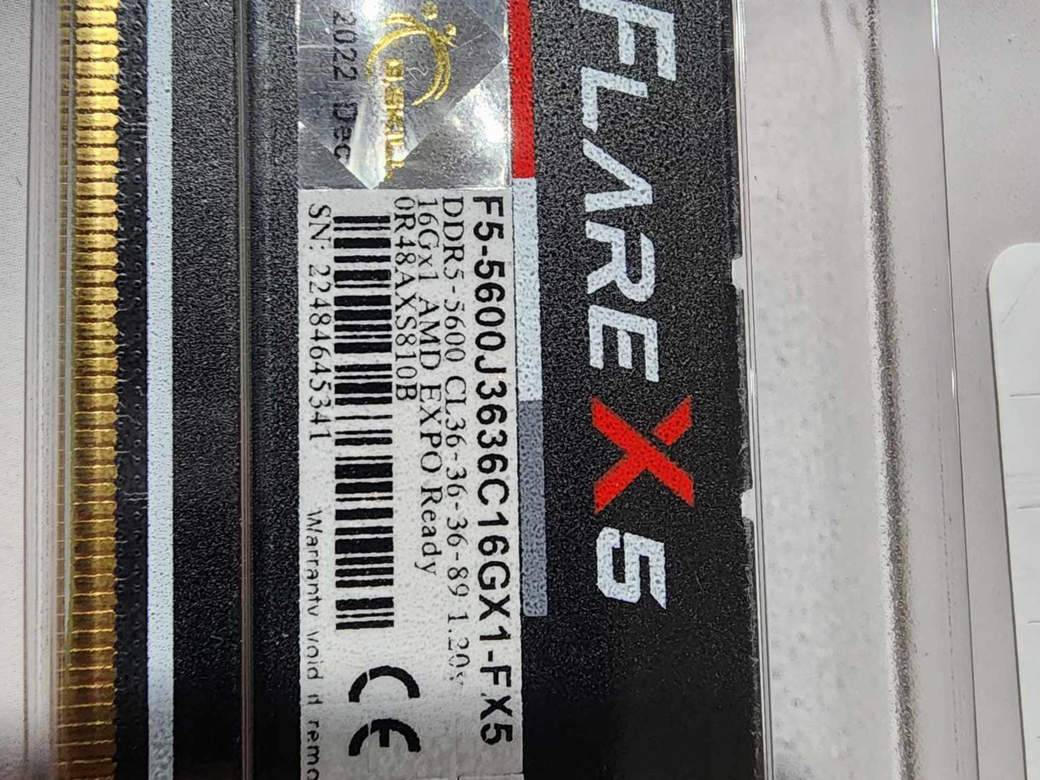 G.Skill Flare X5 16GB DDR5-5600 PC5-44800 CL36 Module