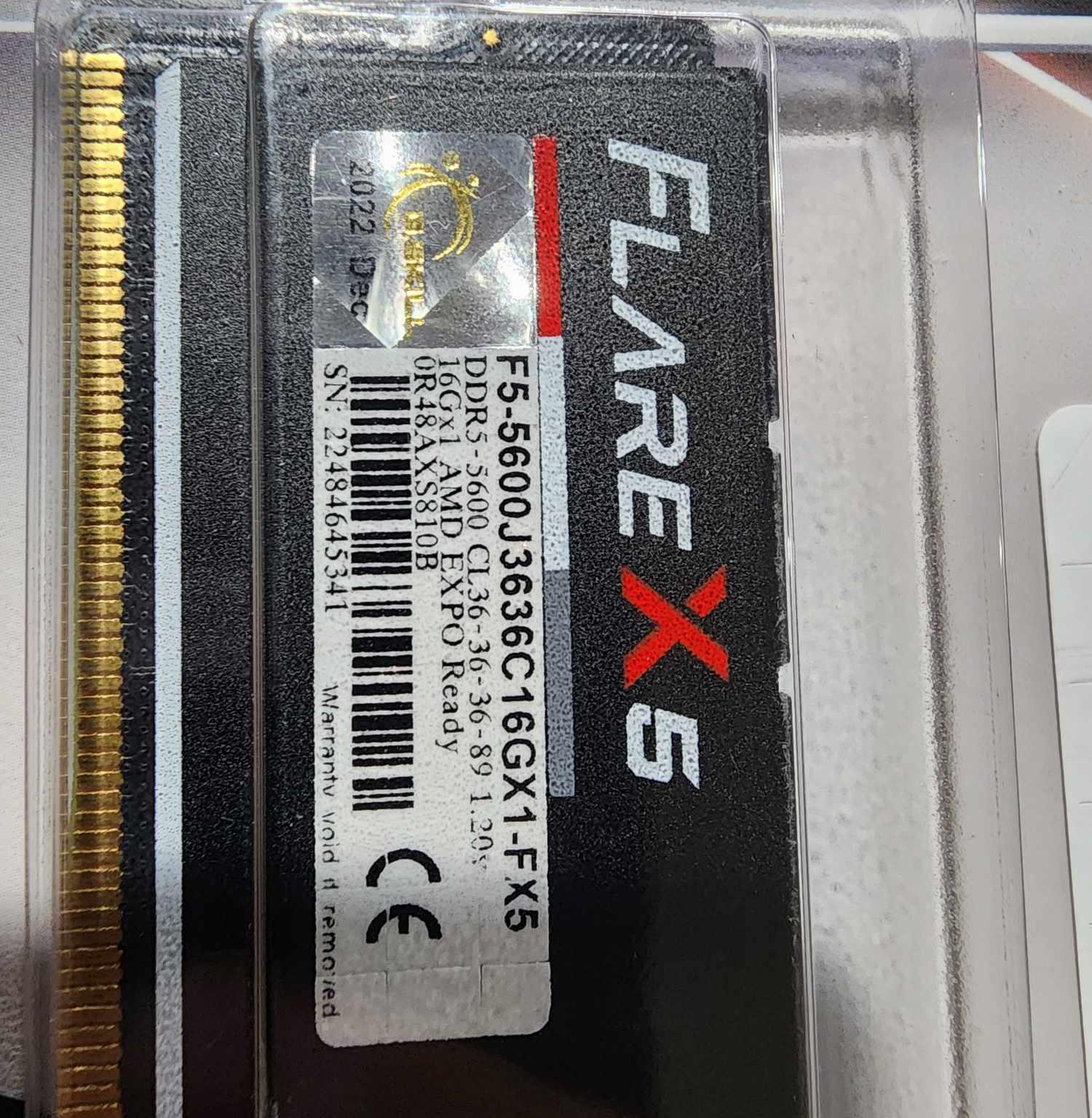 G.Skill Flare X5 16GB DDR5-5600 PC5-44800 CL36 Module