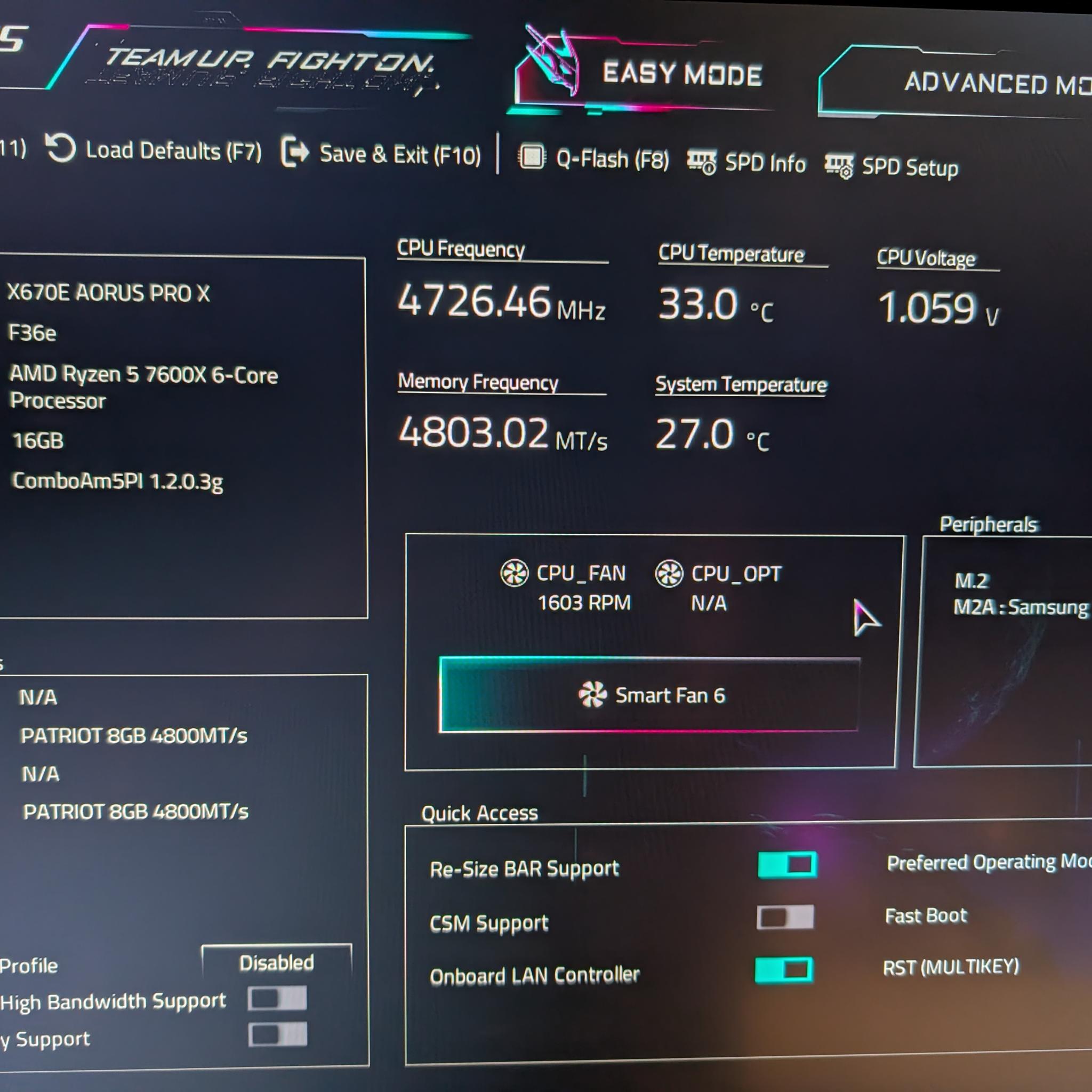 Gigabyte X670E AORUS PRO X ATX AM5 Motherboard
