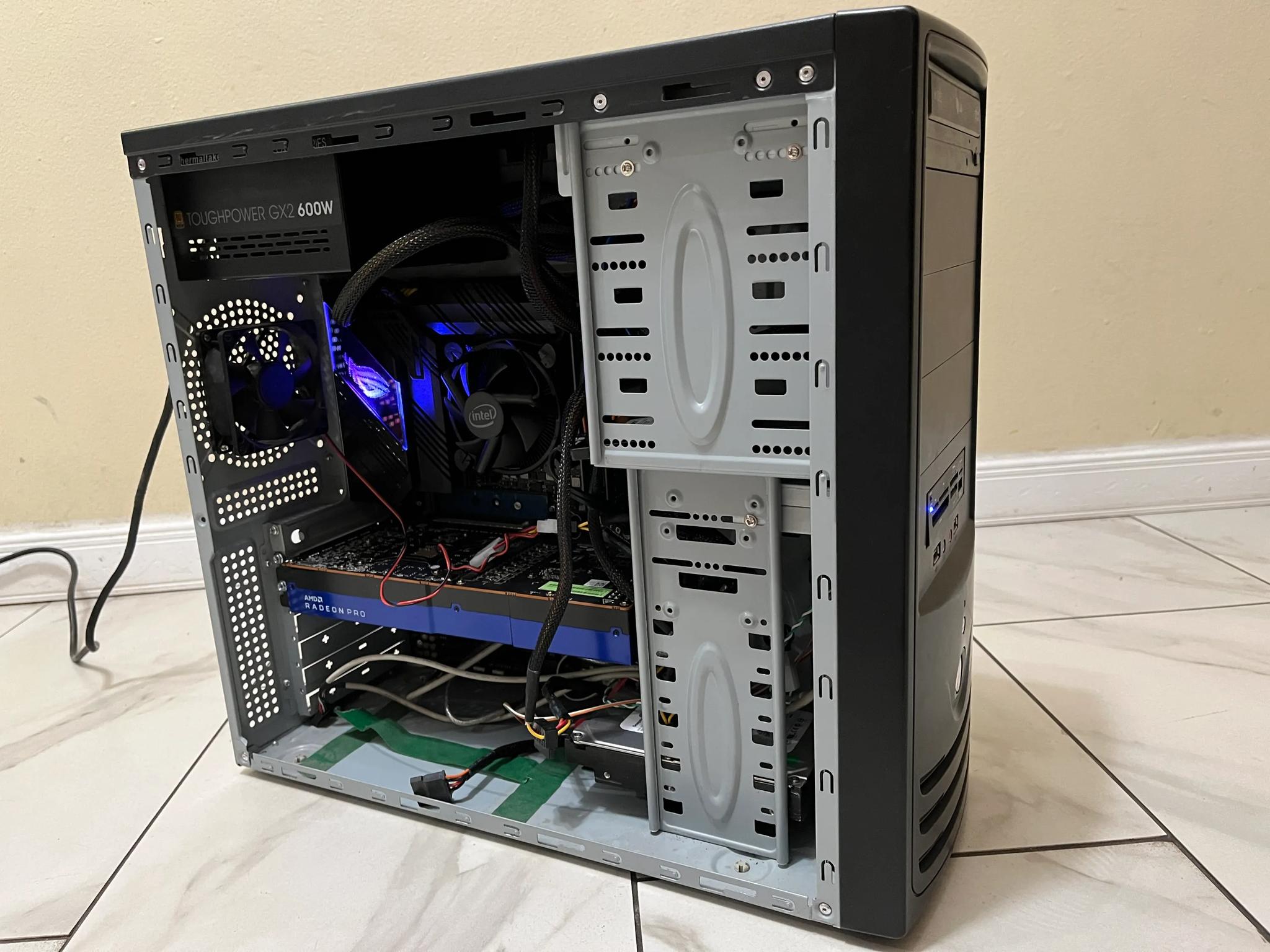 🖥️ Sleeper Gaming PC - Intel i5-11400F, AMD W5700 8GB, 16 GB RAM, 1 TB Storage, High Performance PC