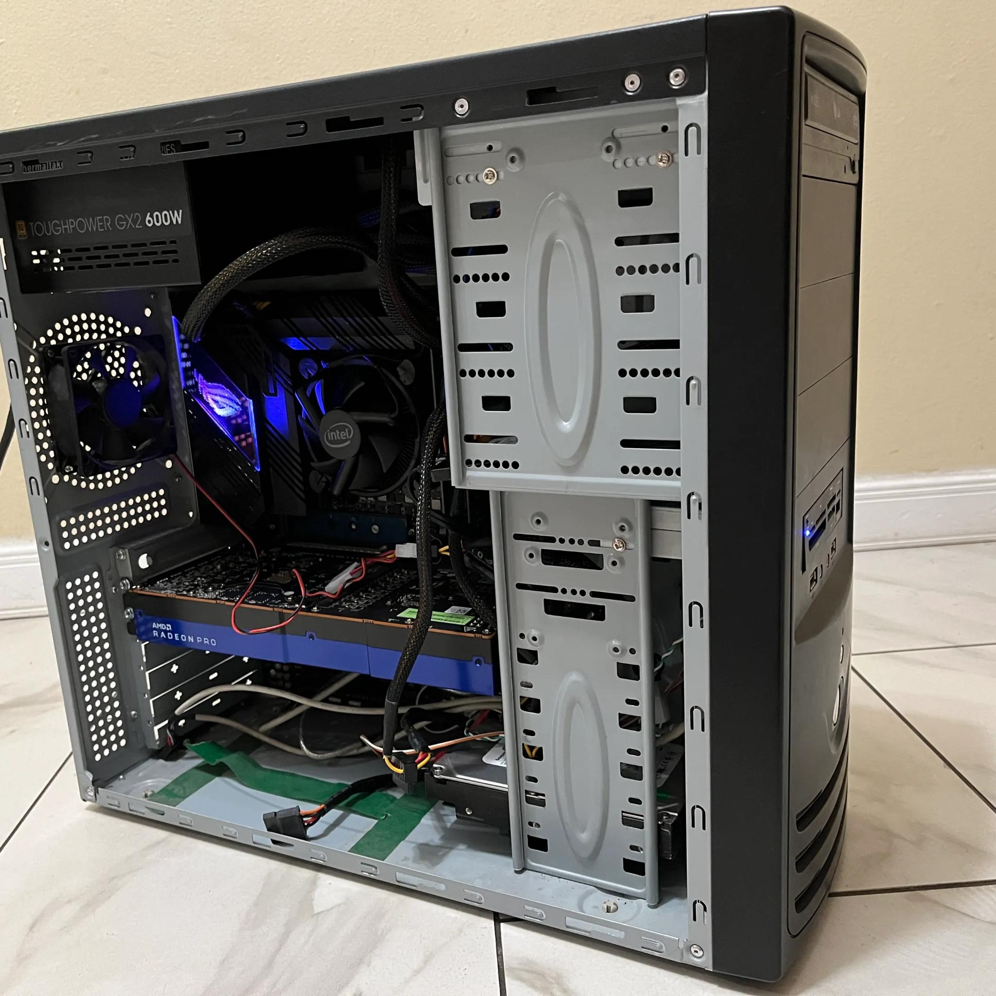 🖥️ Sleeper Gaming PC - Intel i5-11400F, AMD W5700 8GB, 16 GB RAM, 1 TB Storage, High Performance PC