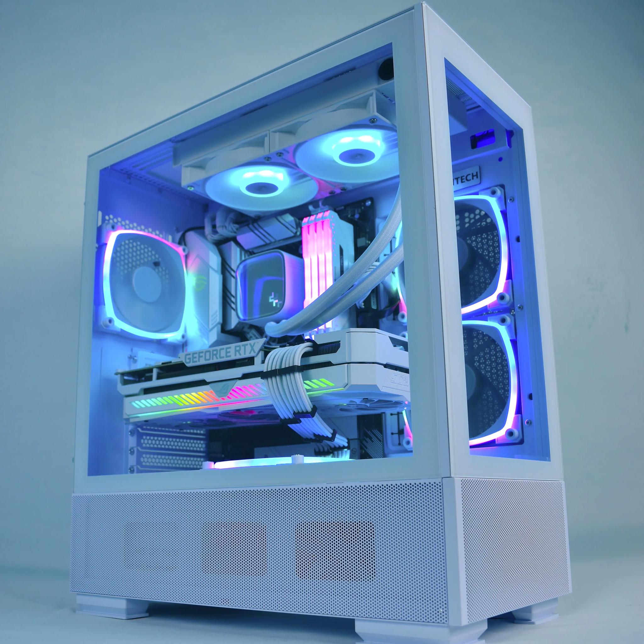 ❄️WHITE-OUT❄️ Custom Gaming/Streaming PC | NVIDIA RTX 3070, Ryzen 5600X, 32GB RAM, WiFi, 1TB NVME |
