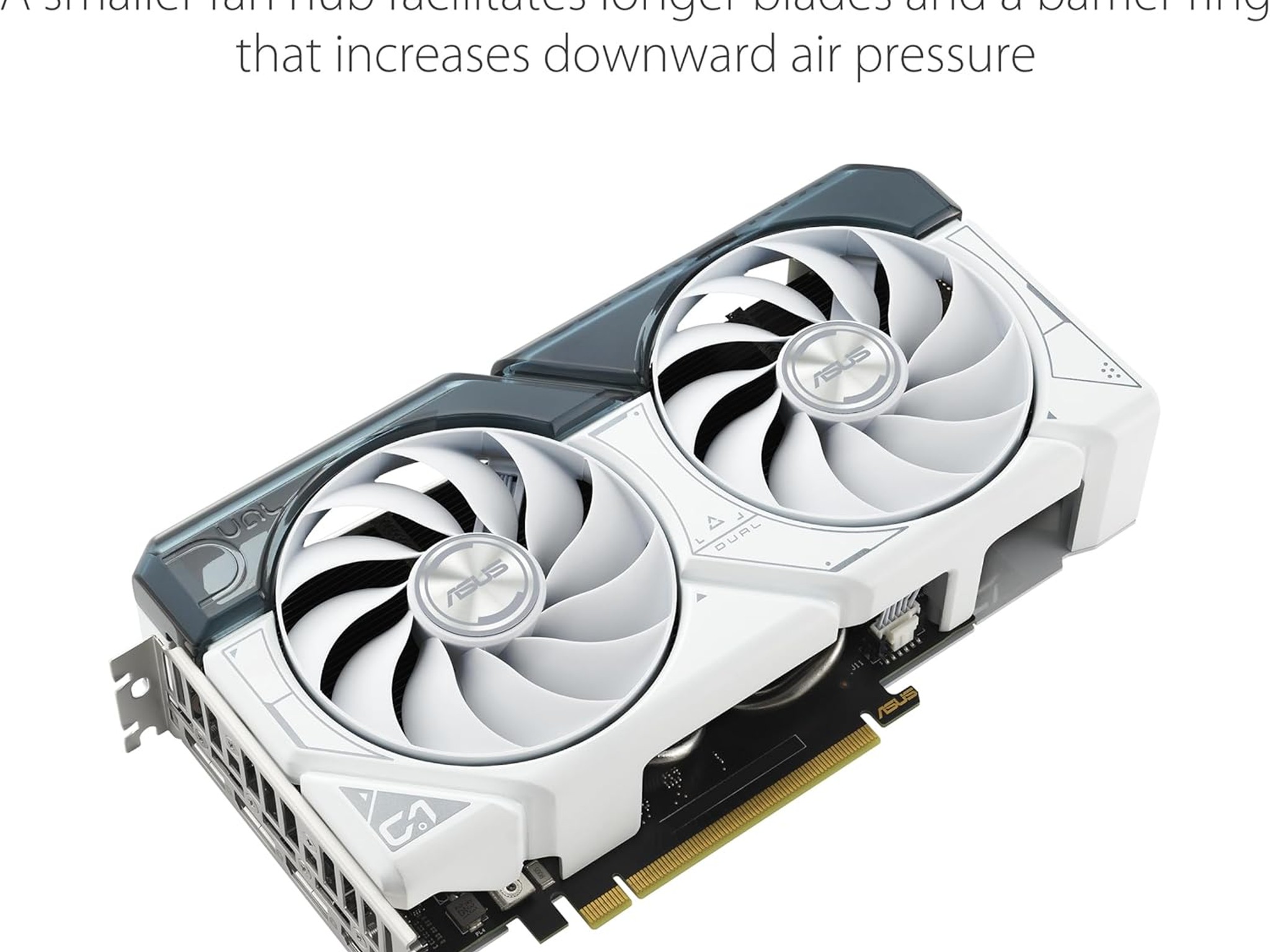 ASUS GeForce RTX 4060 8GB Dual White OC GDDR6 Video Graphics Card GPU