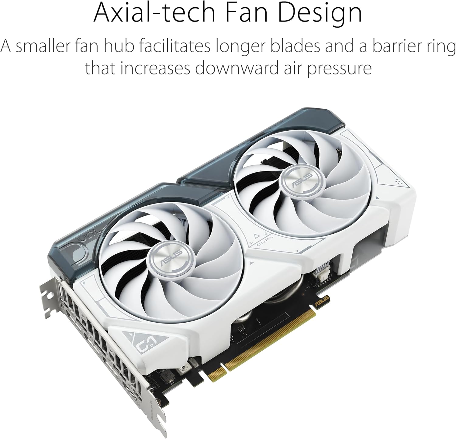 ASUS GeForce RTX 4060 8GB Dual White OC GDDR6 Video Graphics Card GPU
