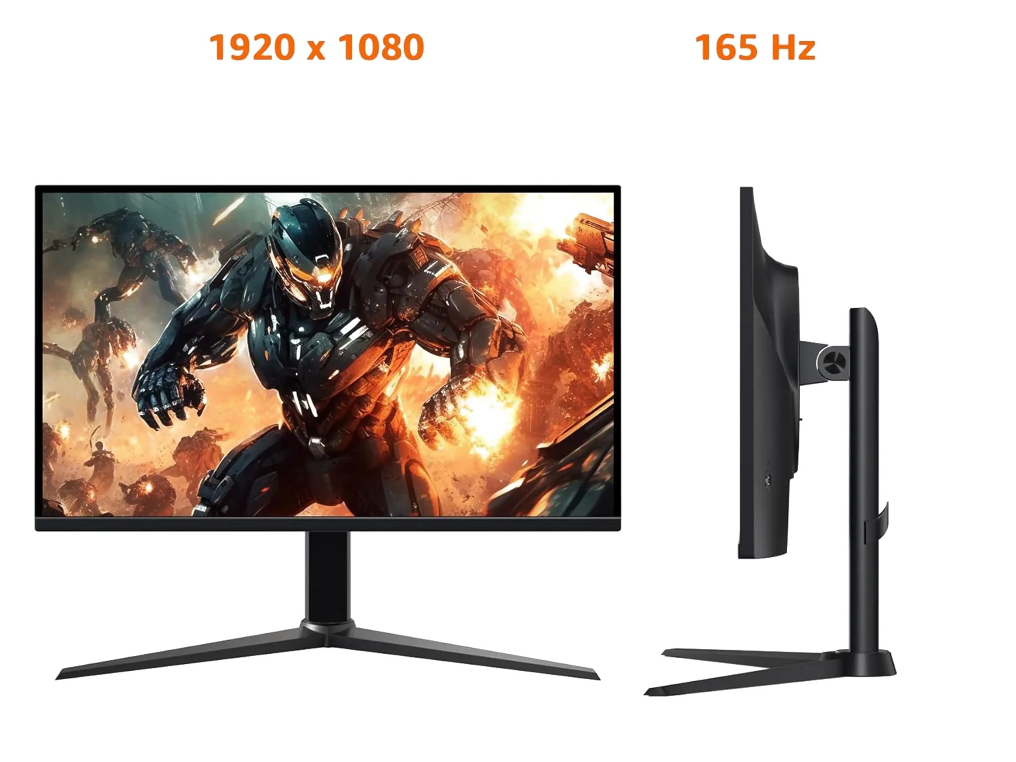 [2 Pack]27 Inch Gaming Monitor, FHD 1080P, 165Hz, VESA Compatible, Adaptive