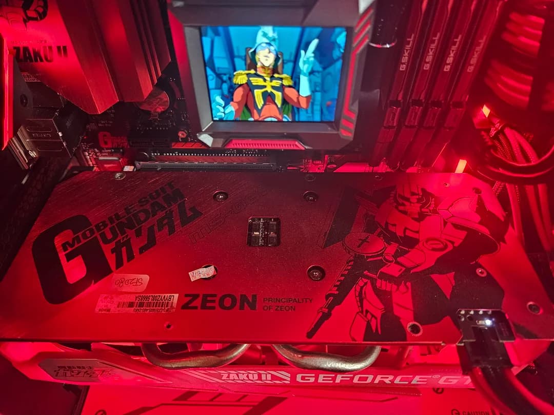 Custom Gundam Zaku themed