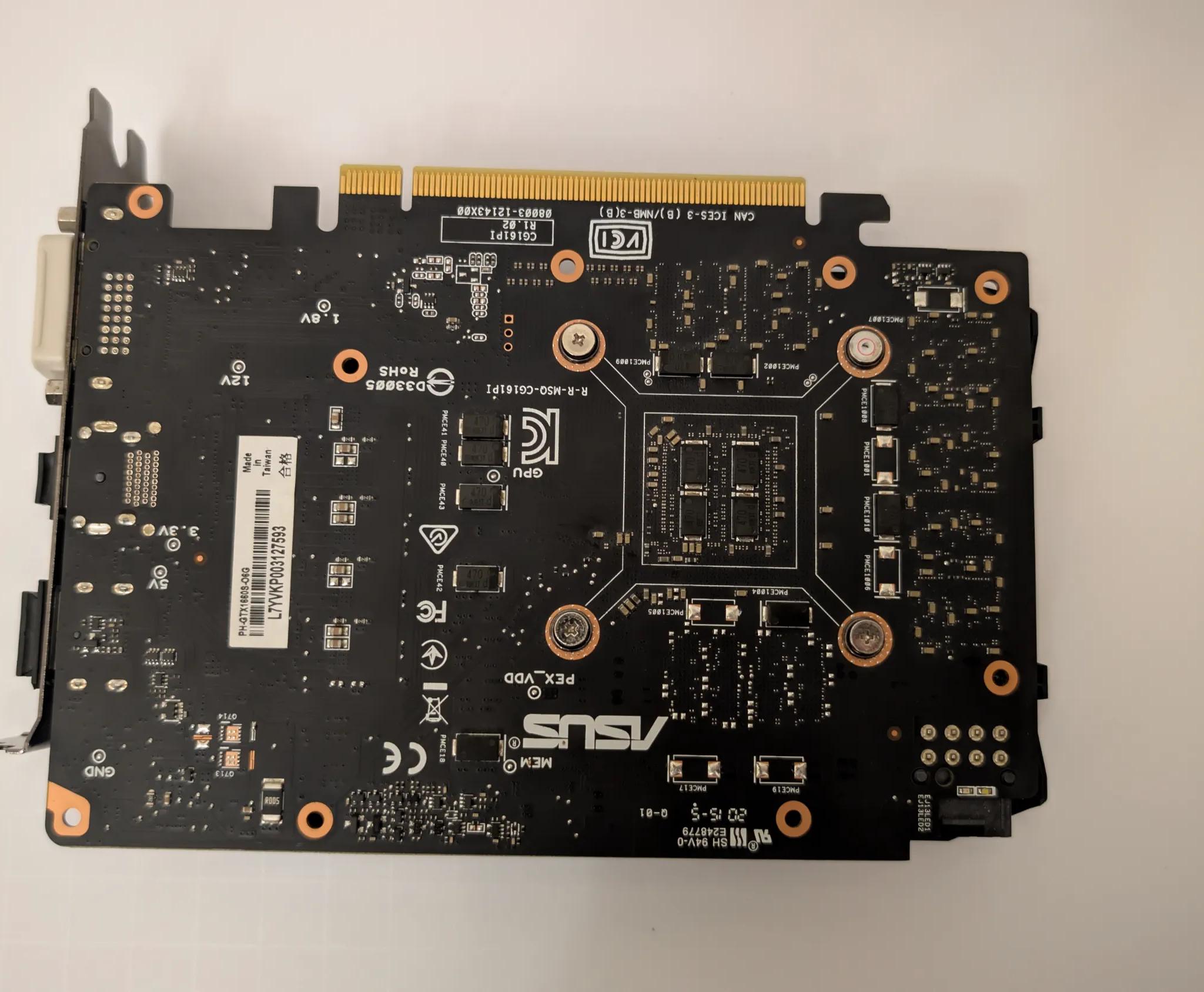 GTX 1660 SUPER GDDR6 6GB ASUS (PH-GTX1660S-06G)