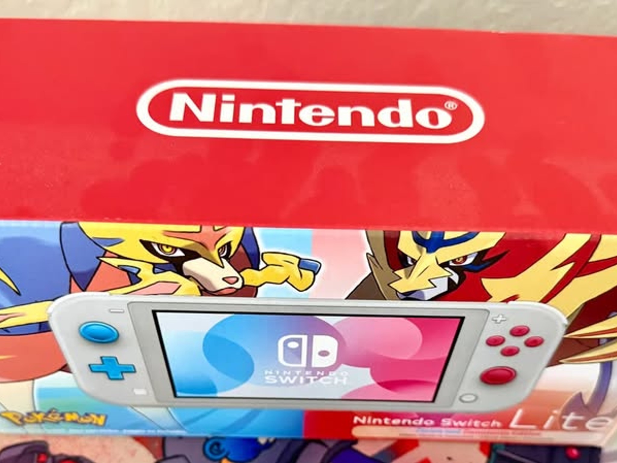 Nintendo Switch Lite Handheld Console Zacian and Zamazenta Edition