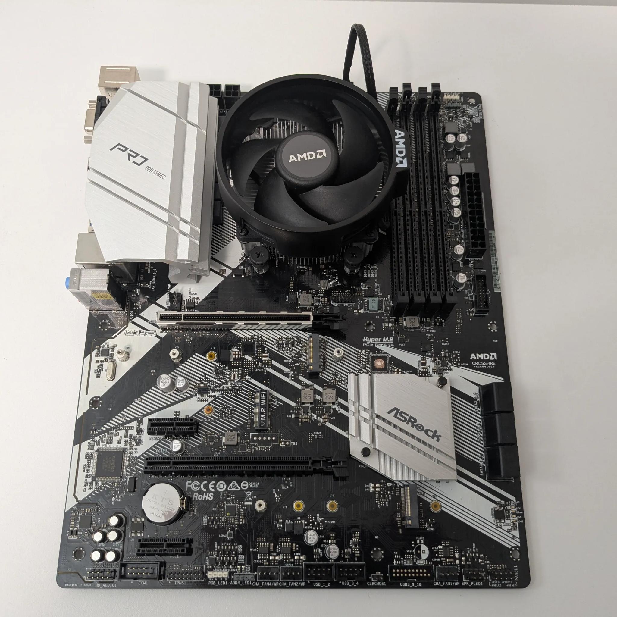 AMD Ryzen 5 3600 + ASRock B550 Pro4 ATX Motherboard Combo – Fully Tested!