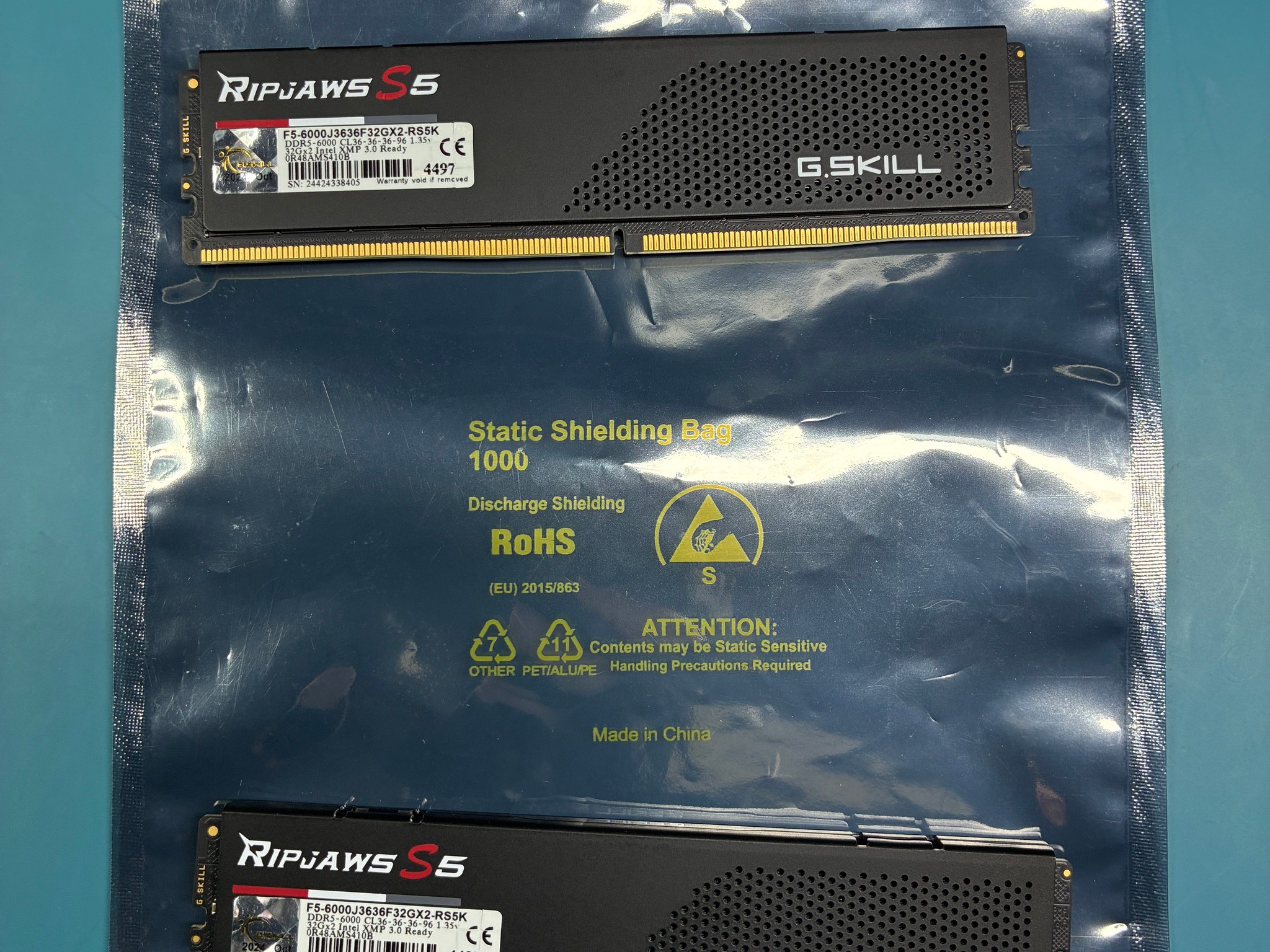 G.SKILL Ripjaws S5 Series DDR5 RAM 64GB kit (Memory)