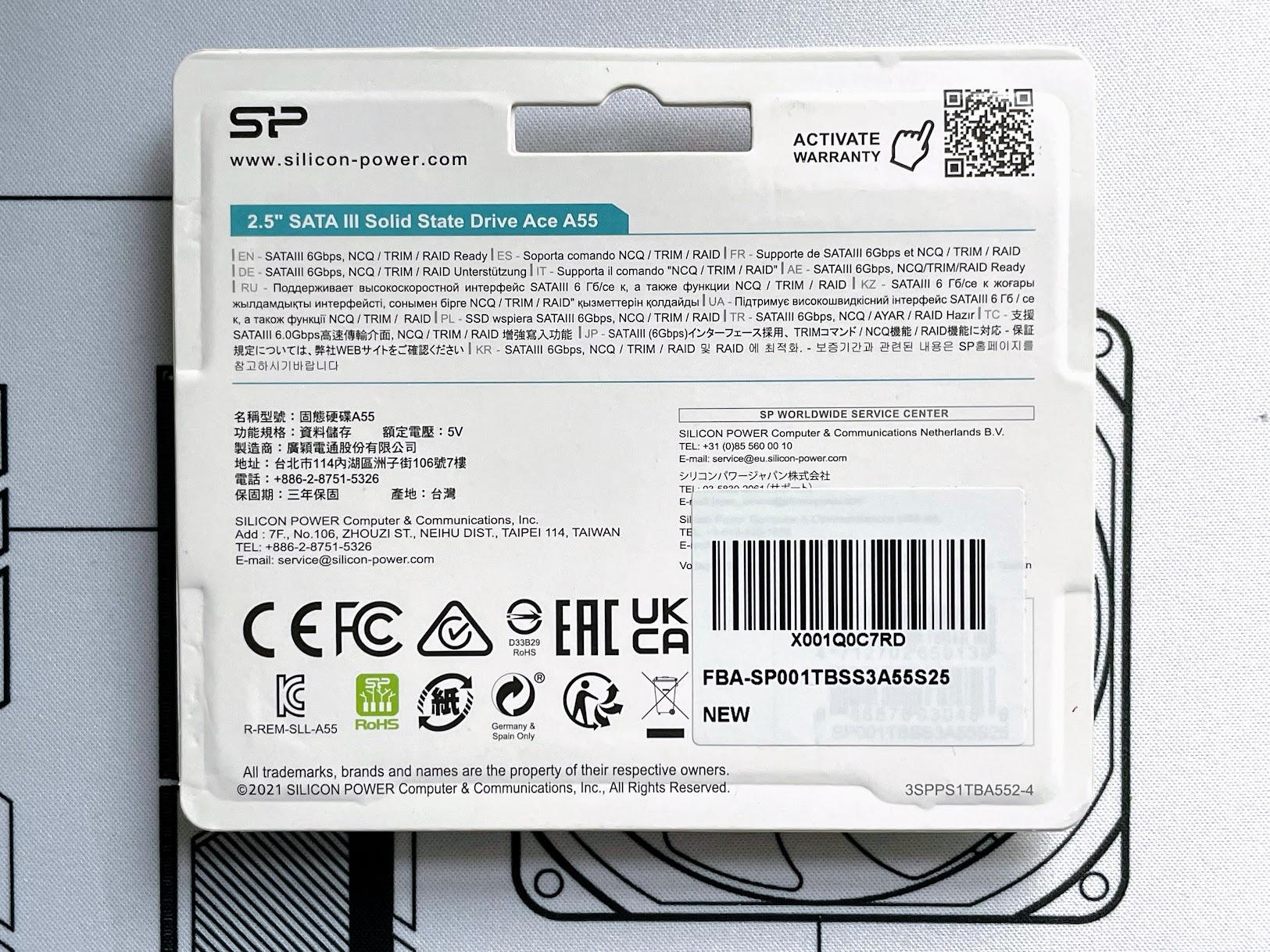 BNIB Silicon Power Ace A55 1TB SATA III Internal 2.5" SSD Solid State Drive
