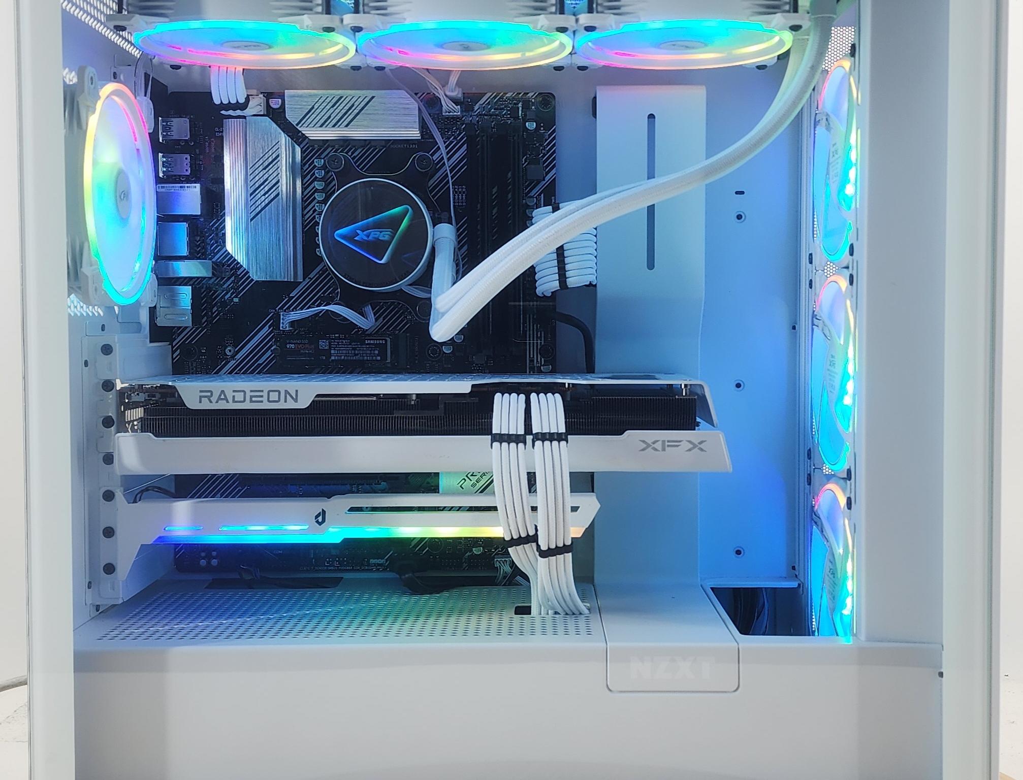 Gaming PC Ryzen 7 5700X 16GB RAM 1TB SSD RX 7800 XT 16GB Windows 11 Computer