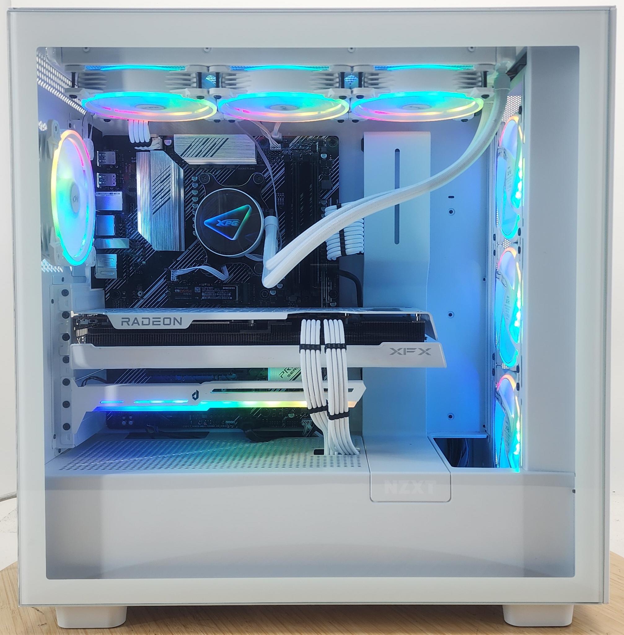 Gaming PC Ryzen 7 5700X 16GB RAM 1TB SSD RX 7800 XT 16GB Windows 11 Computer