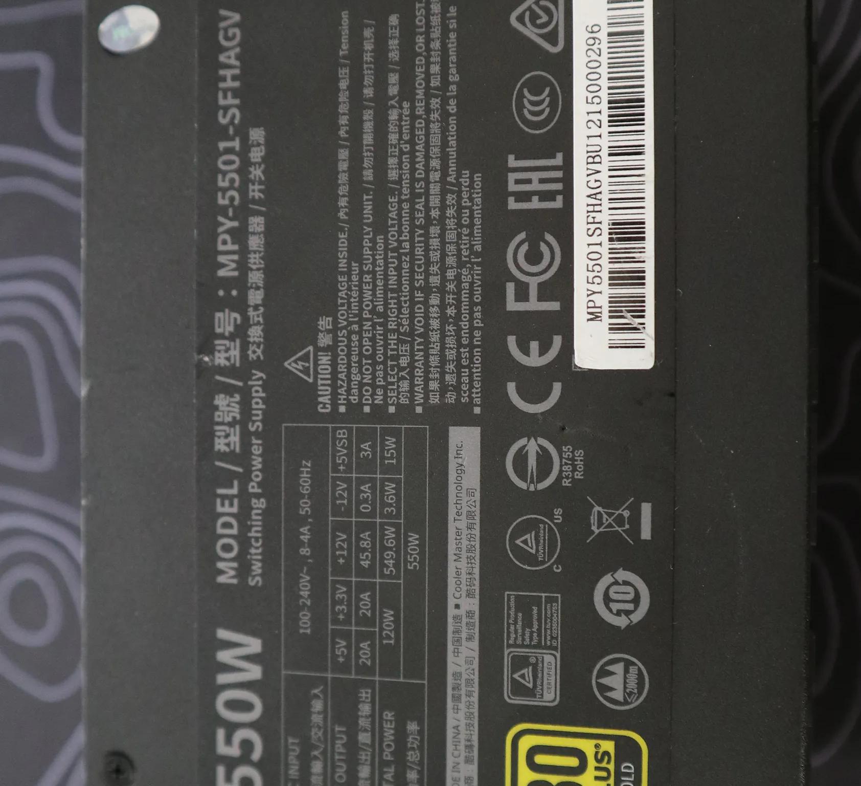 Cooler Master V550 SFX Power Supply